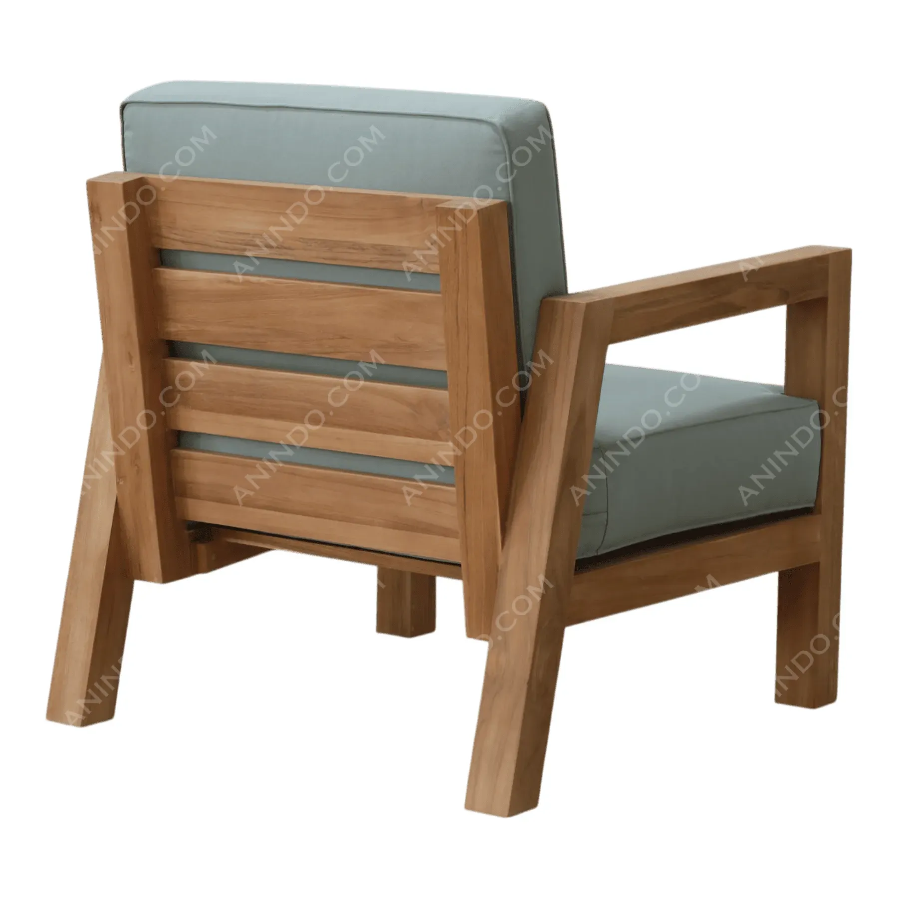 Sorrento Teak Armchair (Box Cushion) - Image 5