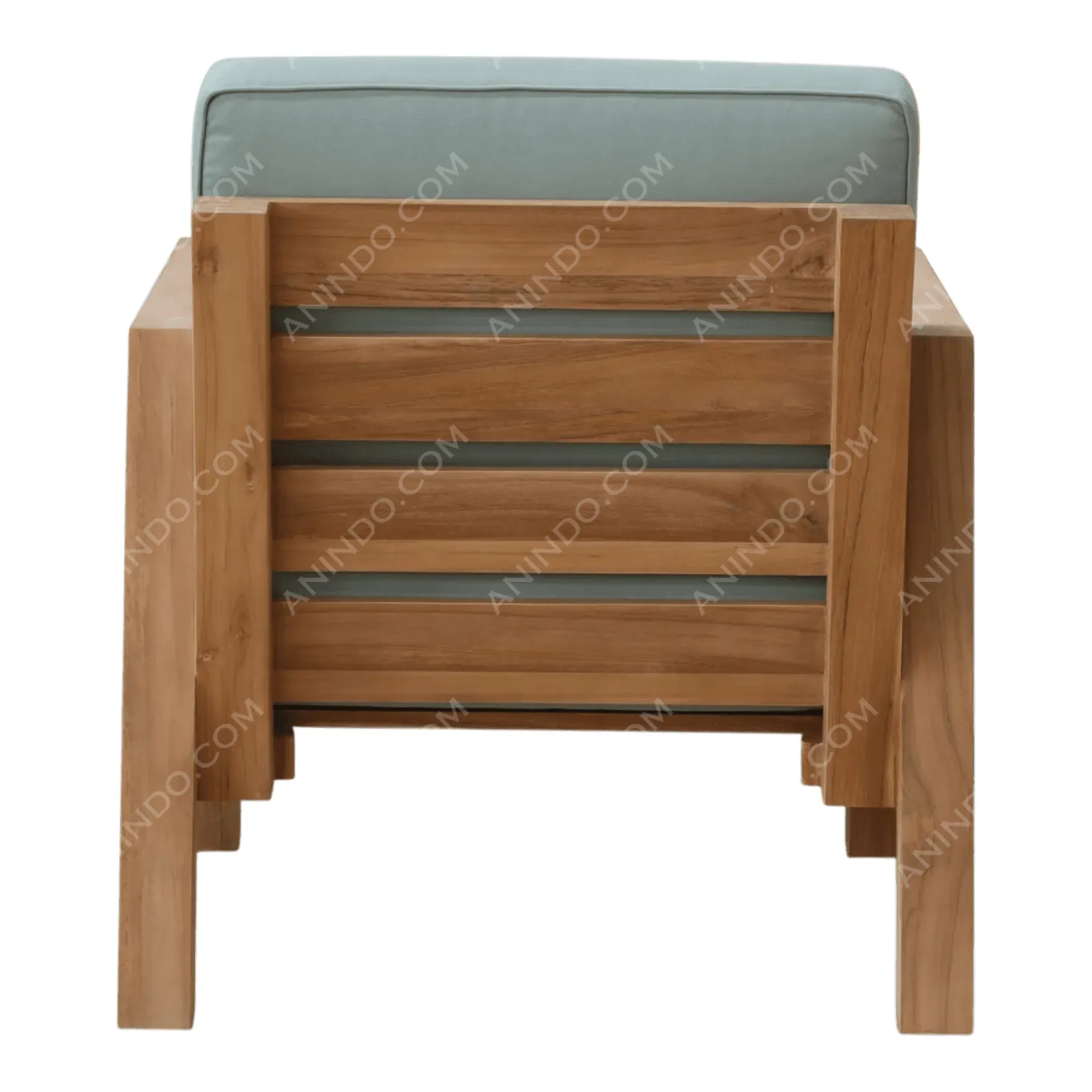 Sorrento Teak Armchair (Box Cushion) - Image 6