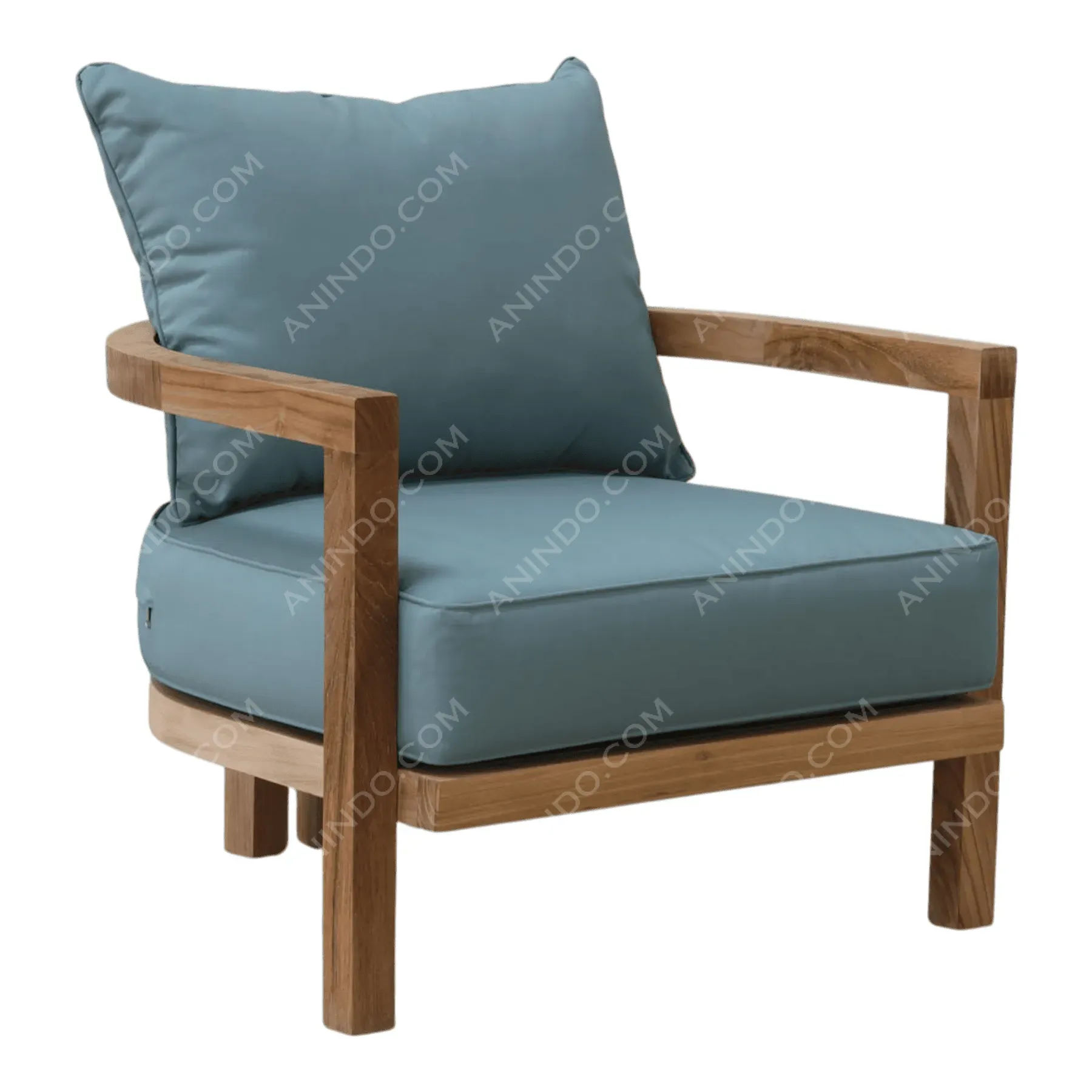 Serene Teak Lounge Chair - Image 2