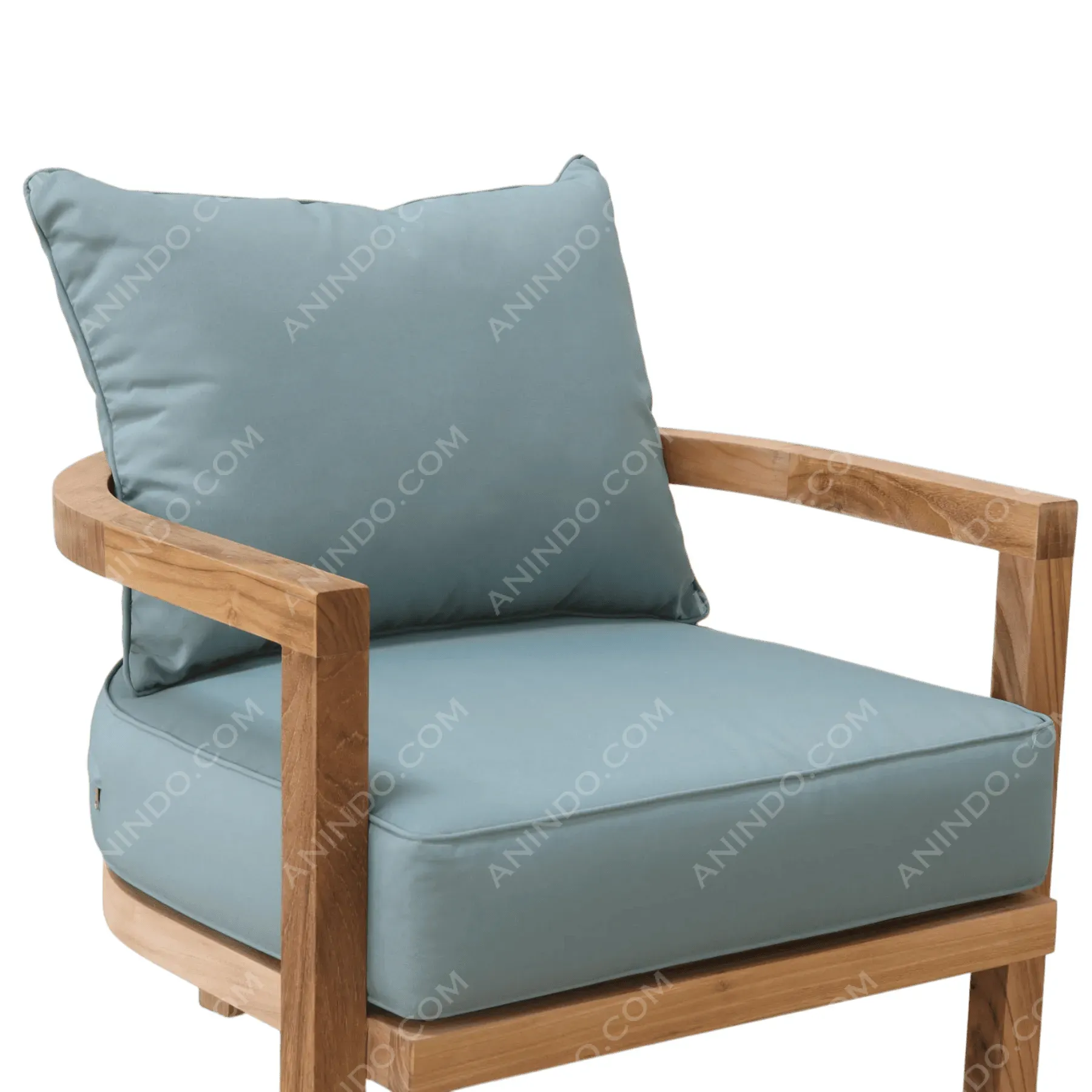 Serene Teak Lounge Chair - Image 3