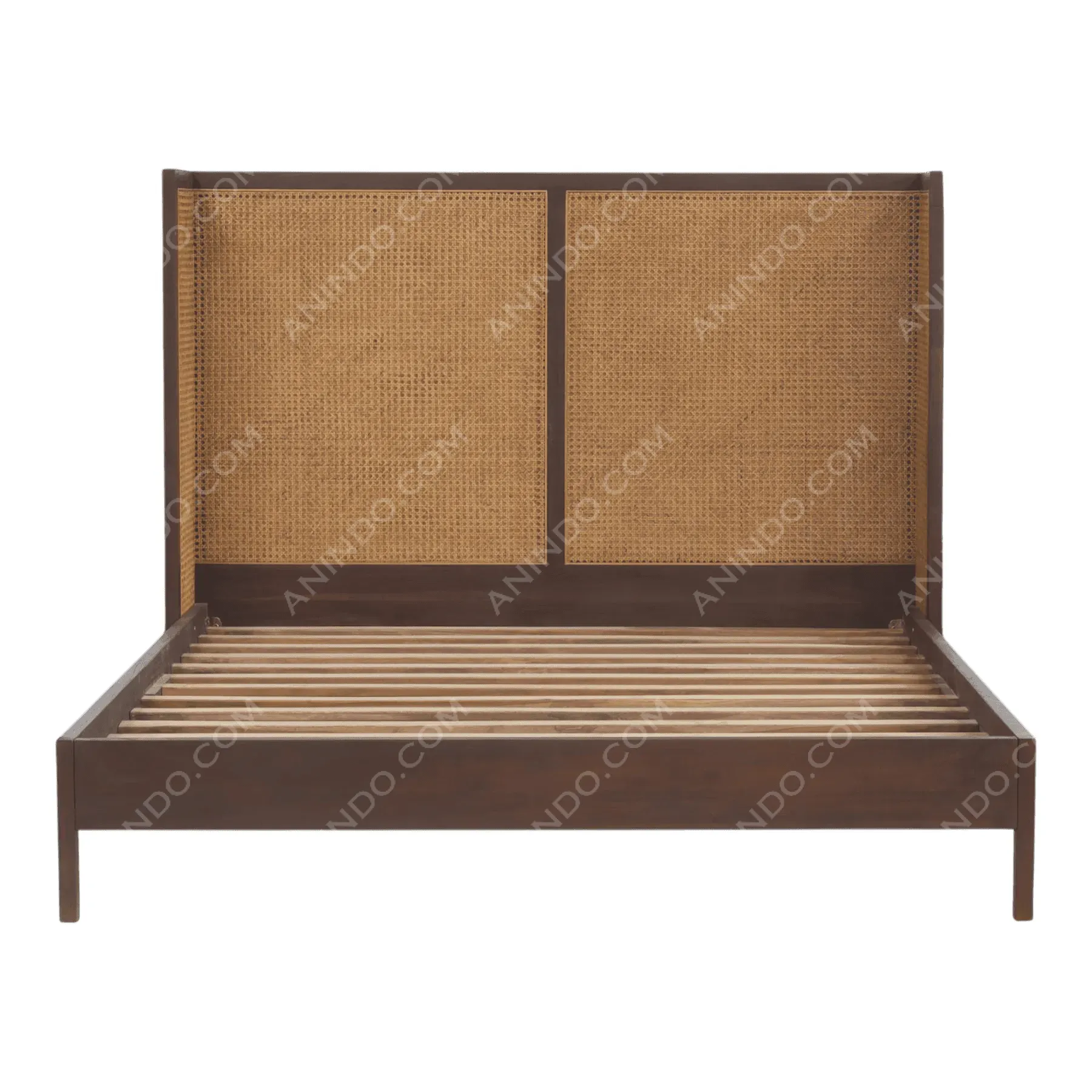 Havana Cane Platform Bed