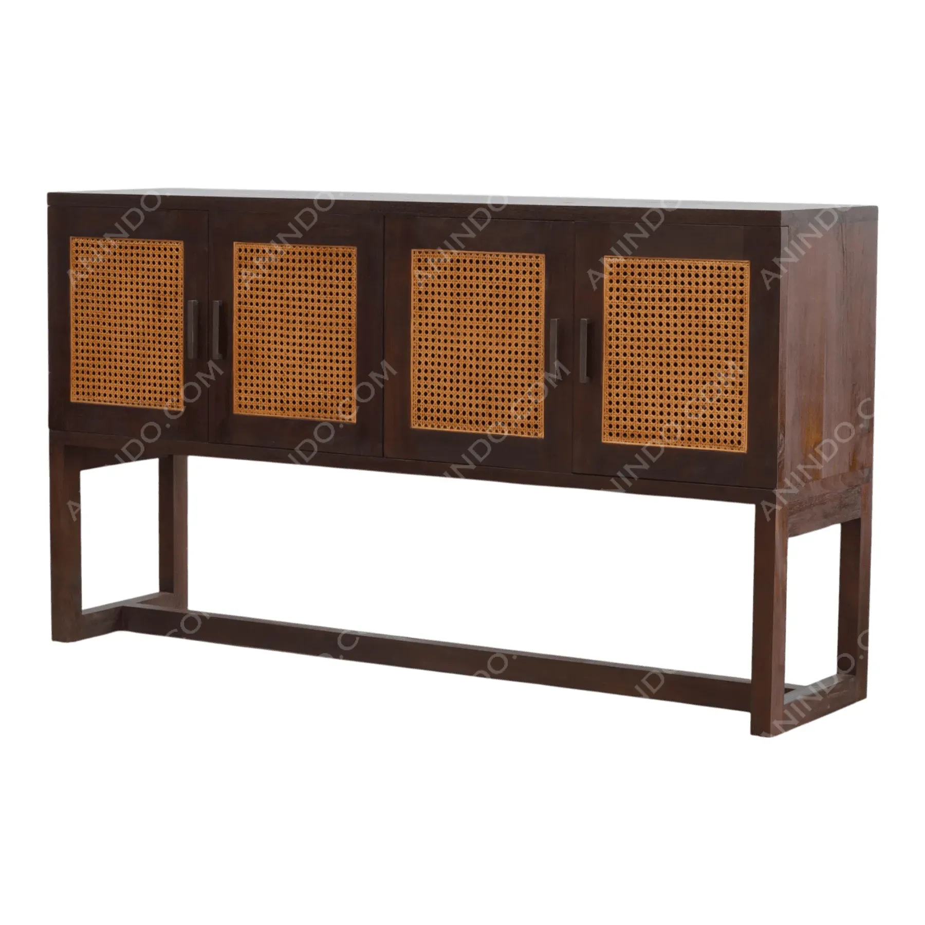 Havana 4-Door Cane Sideboard - Image 3