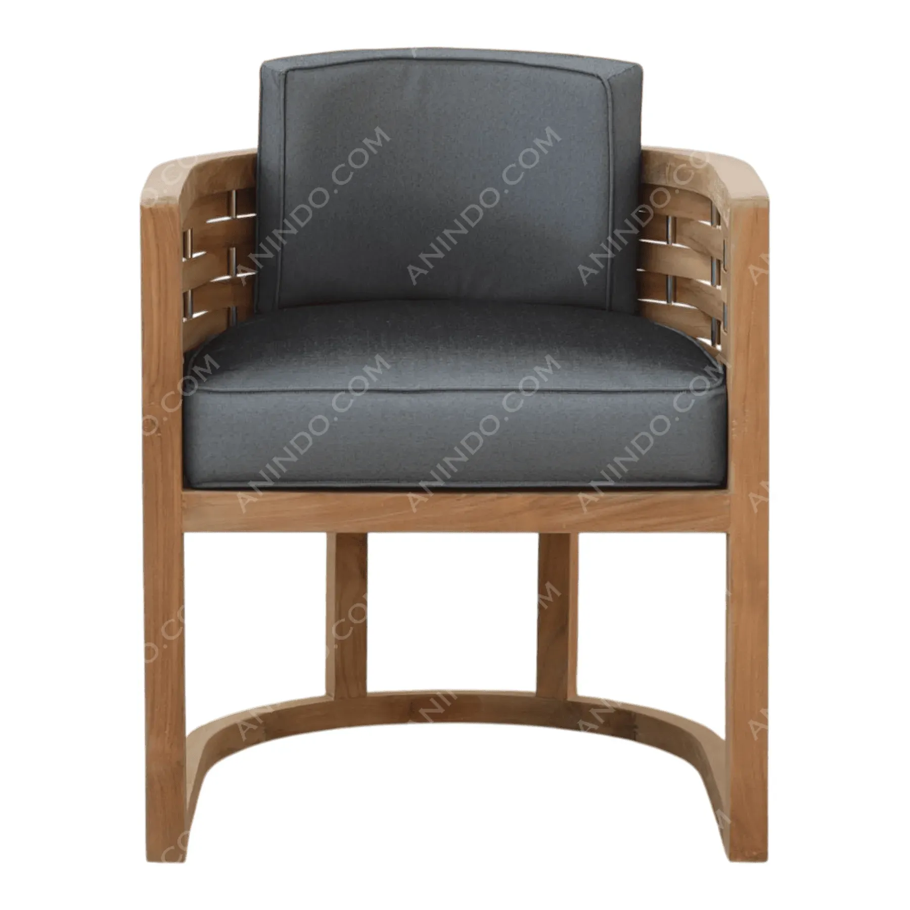 Kyoto Woven Teak Armchair - Image 3