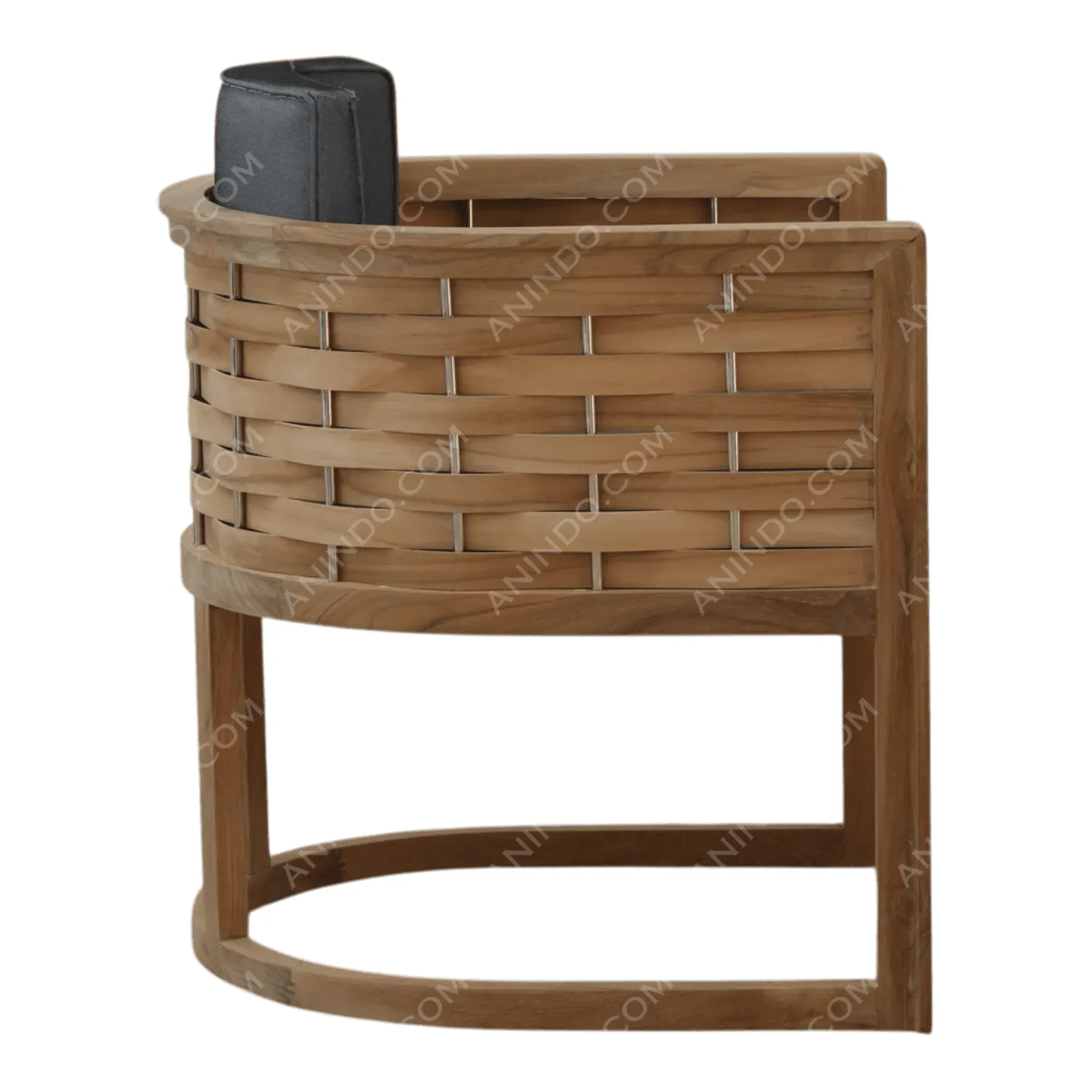 Kyoto Woven Teak Armchair - Image 5