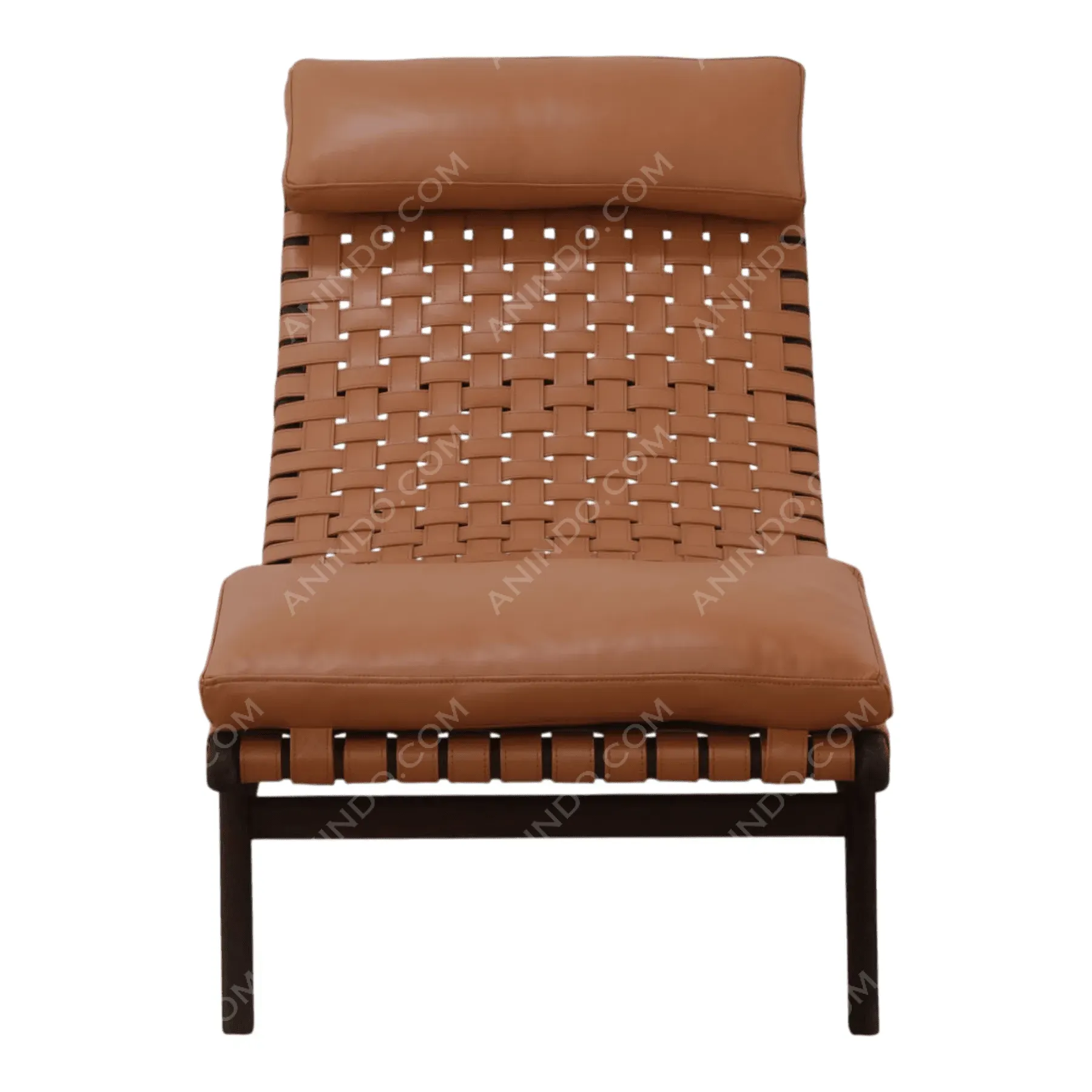 Vevay Leather Strap Lounge Chair