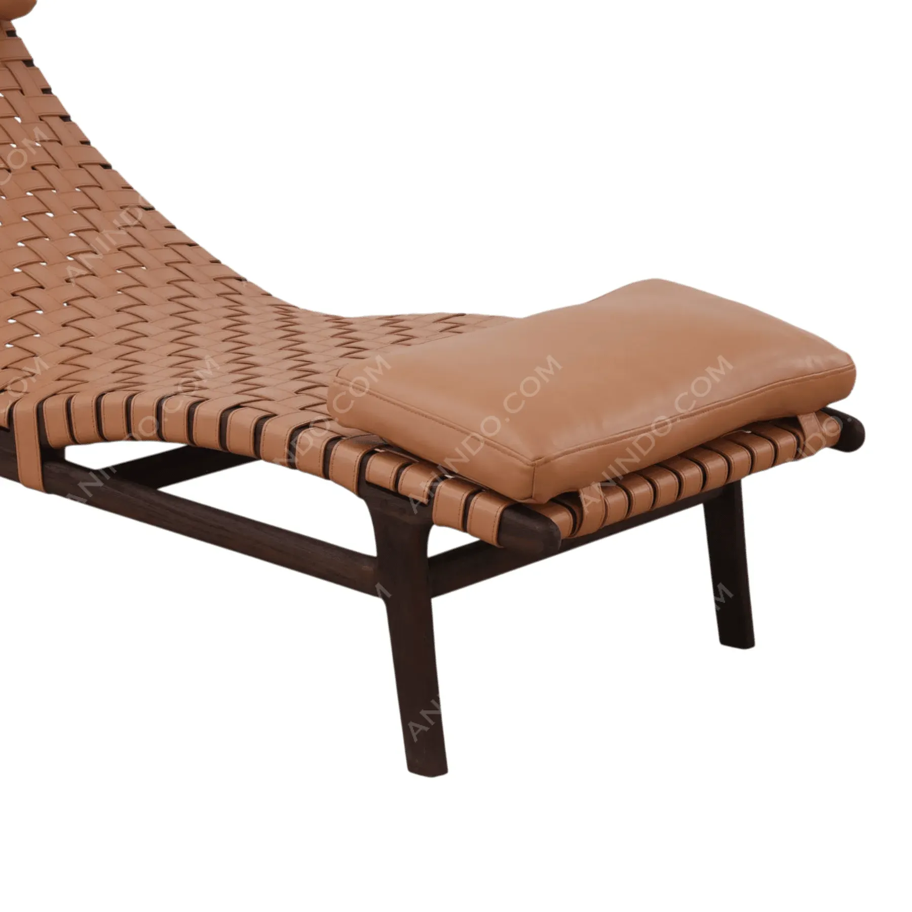 Vevay Leather Strap Lounge Chair - Image 4