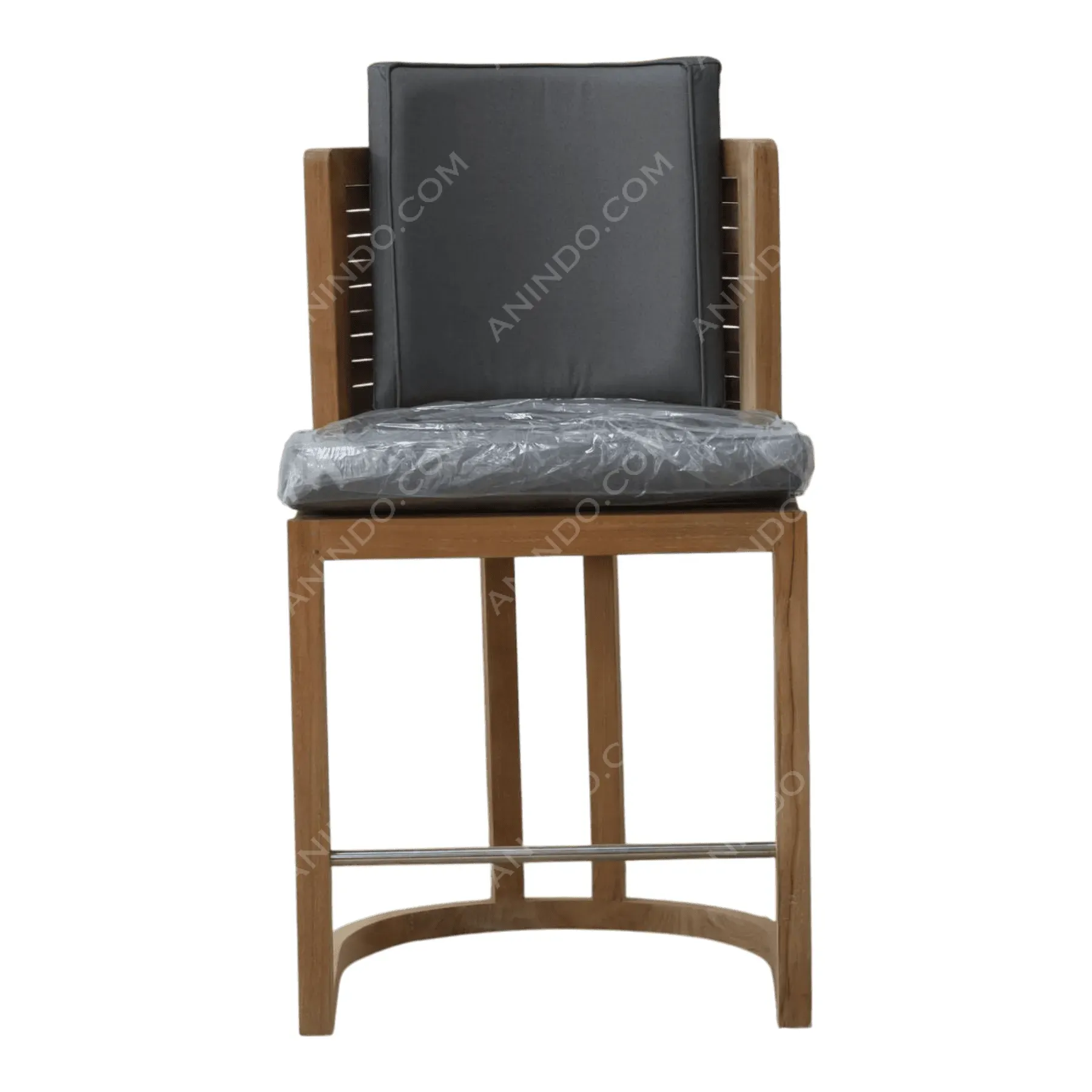 Kyoto Woven Teak Counter Stool
