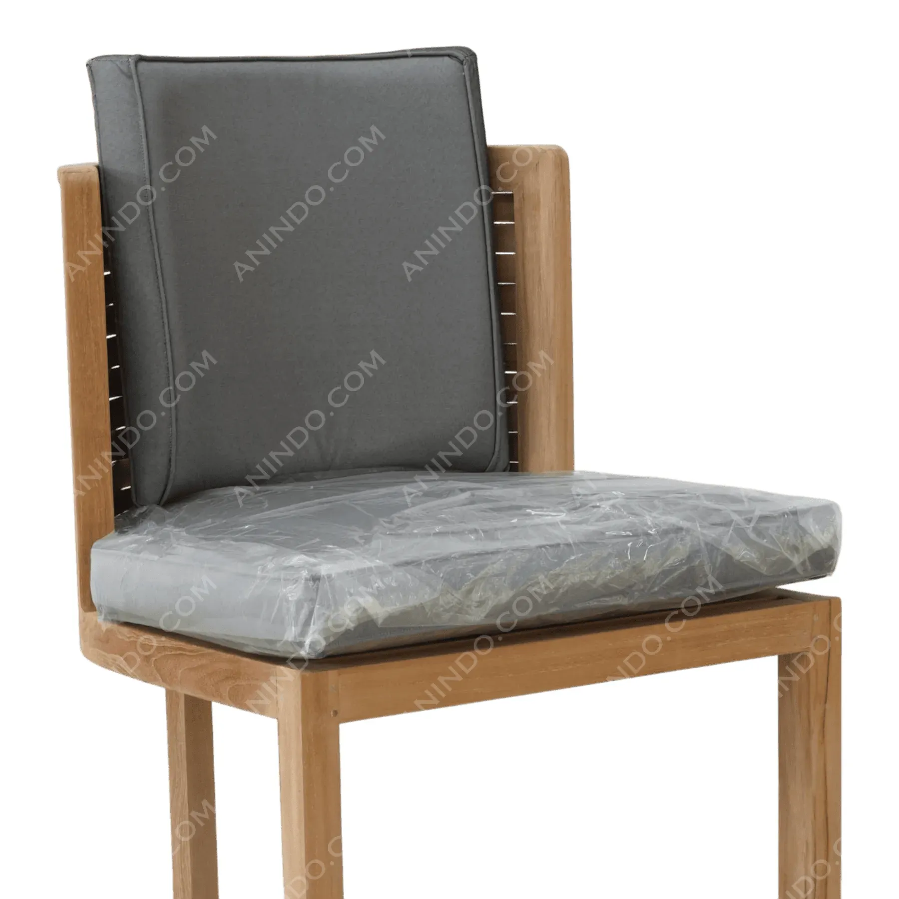 Kyoto Woven Teak Counter Stool - Image 3