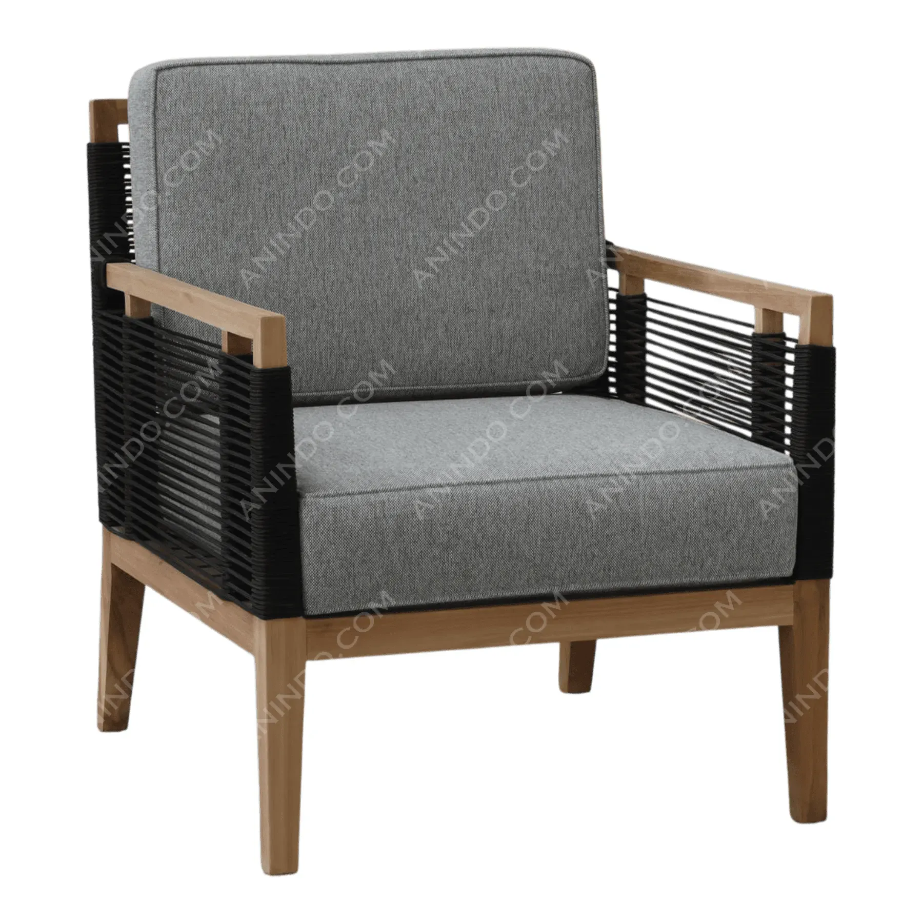 Azure Teak Lounge Chair - Image 2