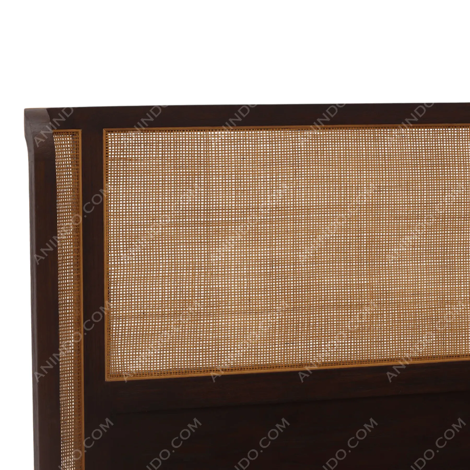 Woven Headboard Platform Bed - Image 3
