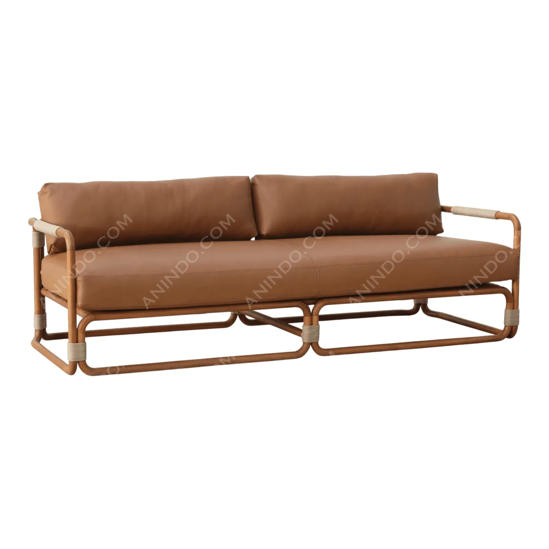 Riviera Leather Sofa - Image 2