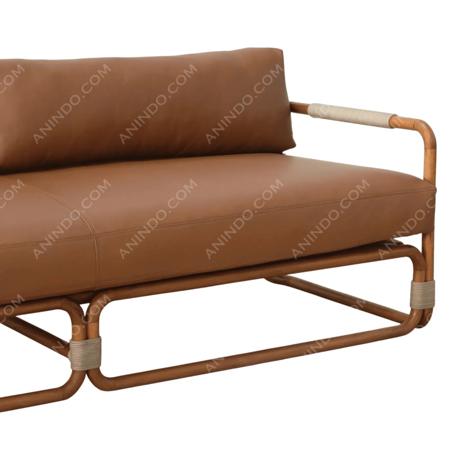 Riviera Leather Sofa - Image 5