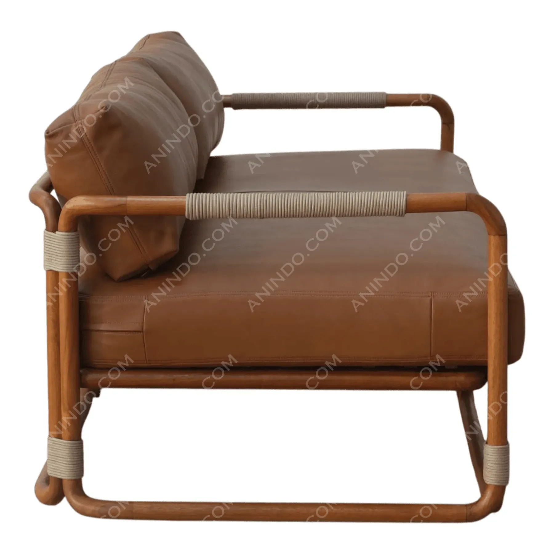 Riviera Leather Sofa - Image 6