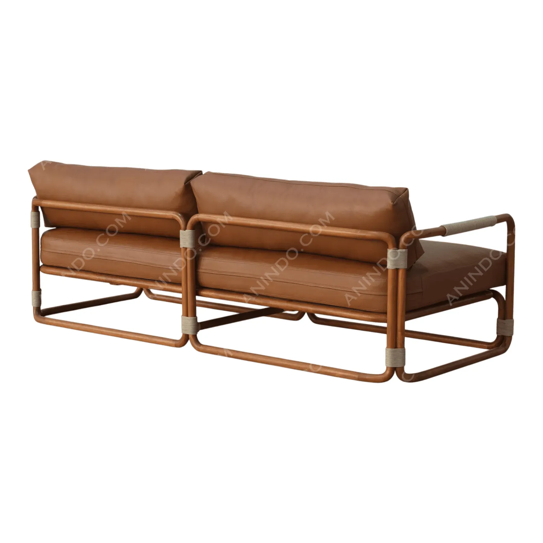 Riviera Leather Sofa - Image 7