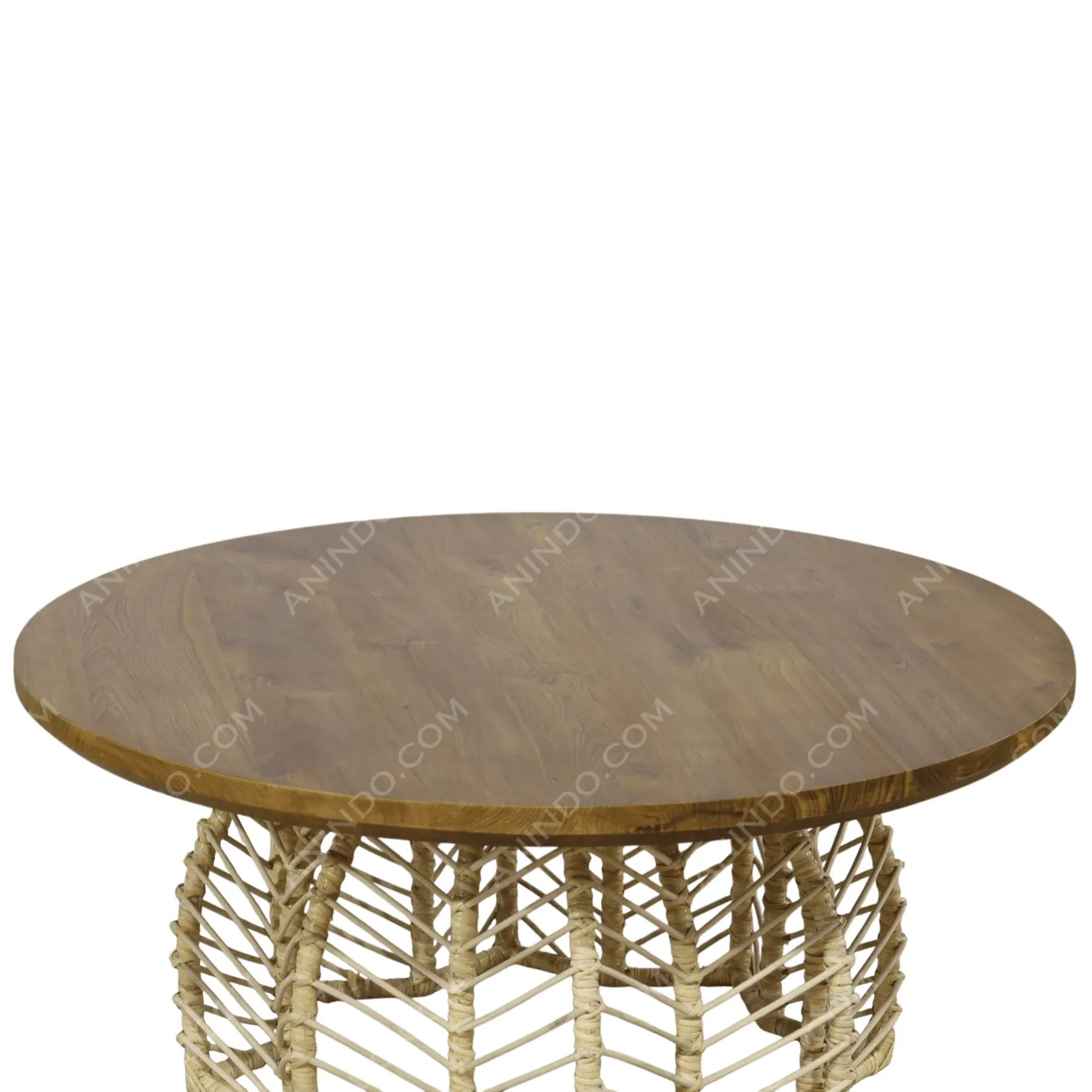 Chevron Weave Coffee Table - Image 3