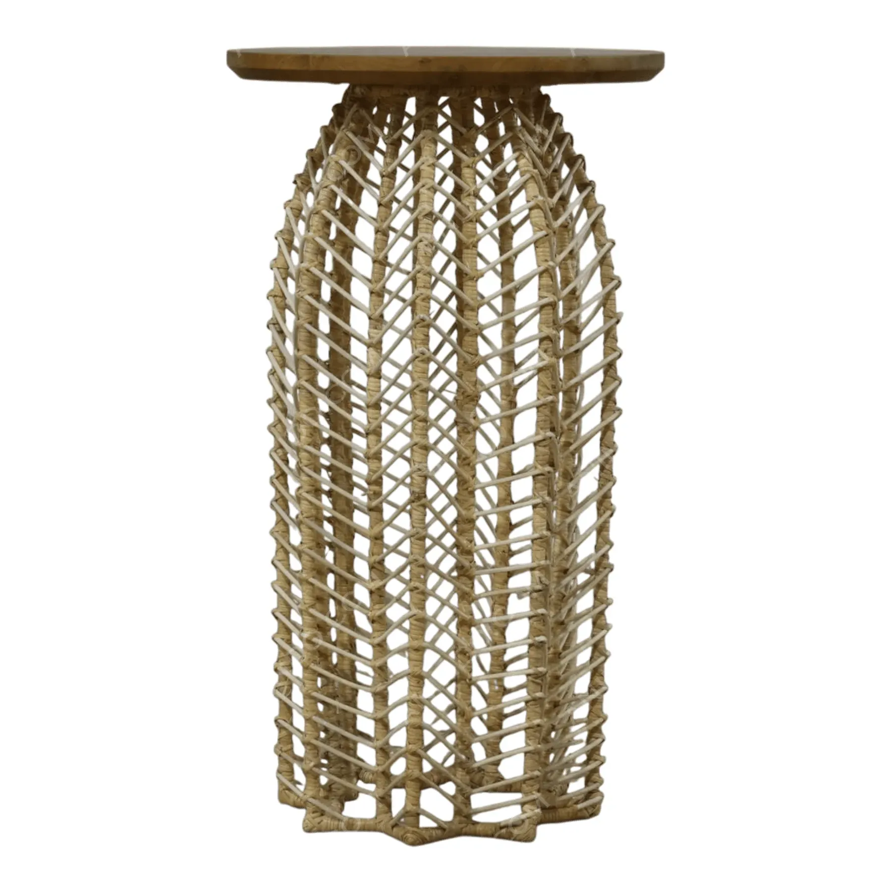 Chevron Weave Pedestal