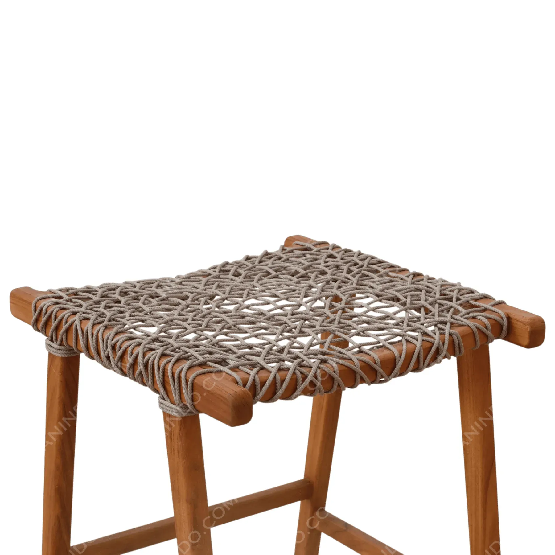 Rustic Weave Counter Stool - Image 3