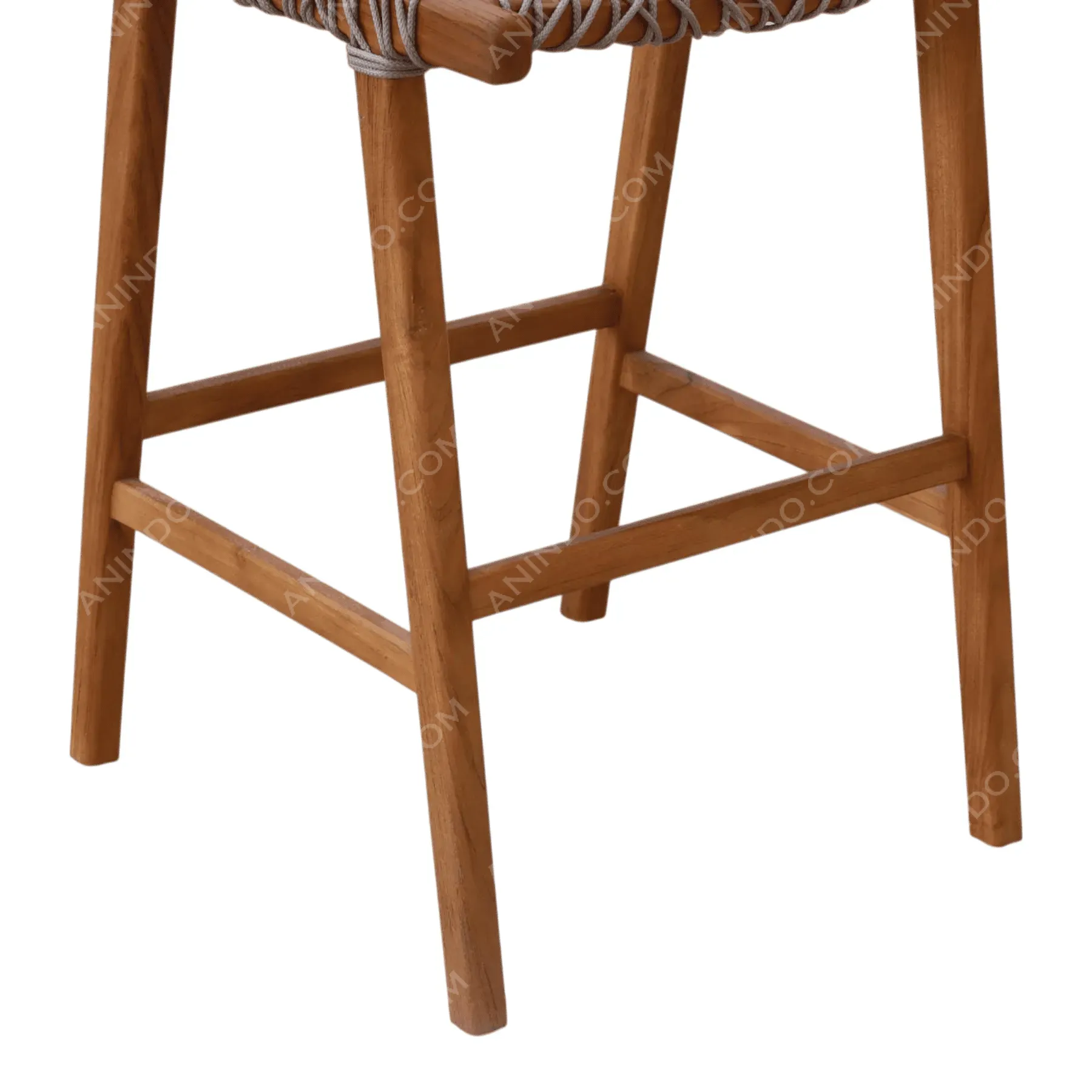 Rustic Weave Counter Stool - Image 4