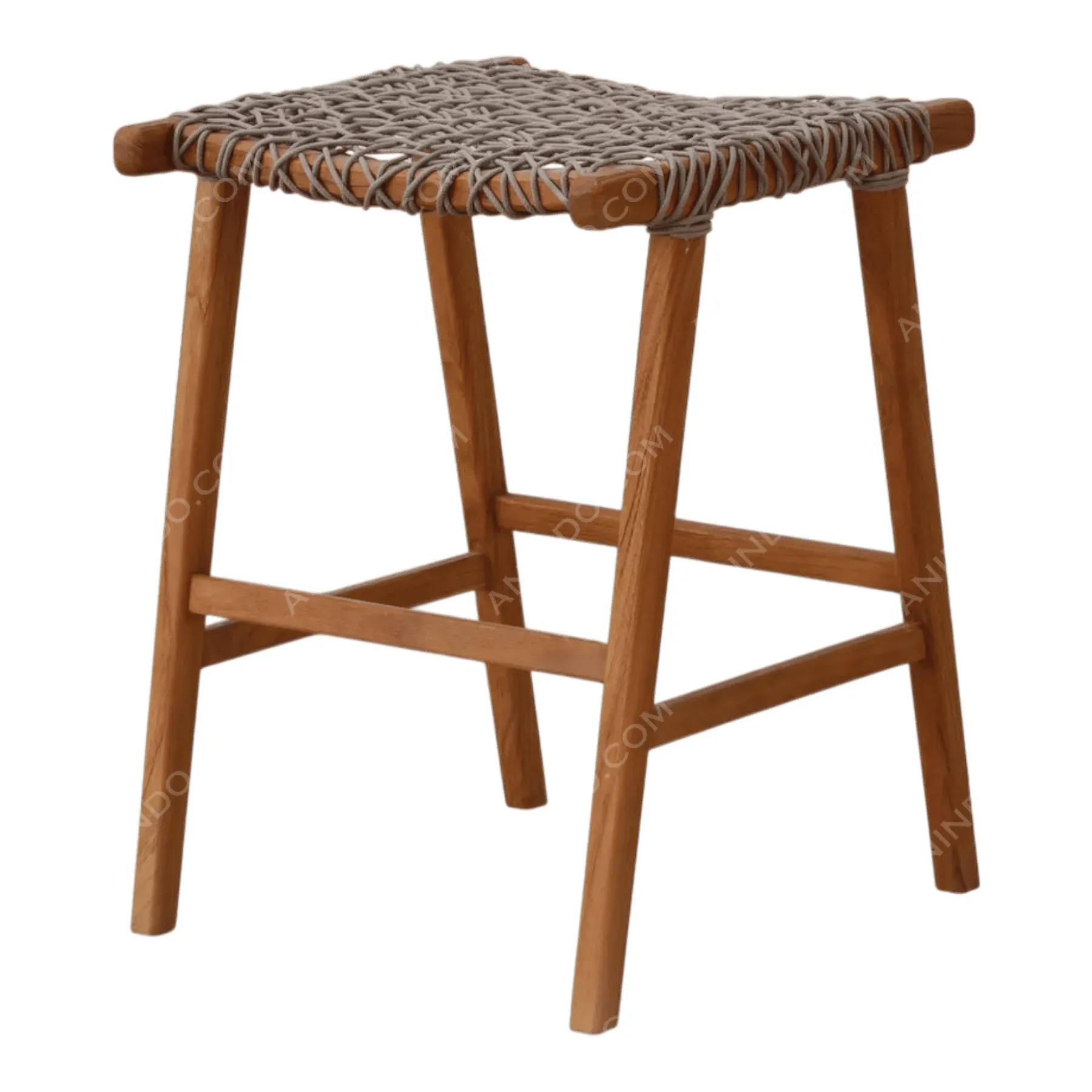Rustic Weave Counter Stool - Image 6