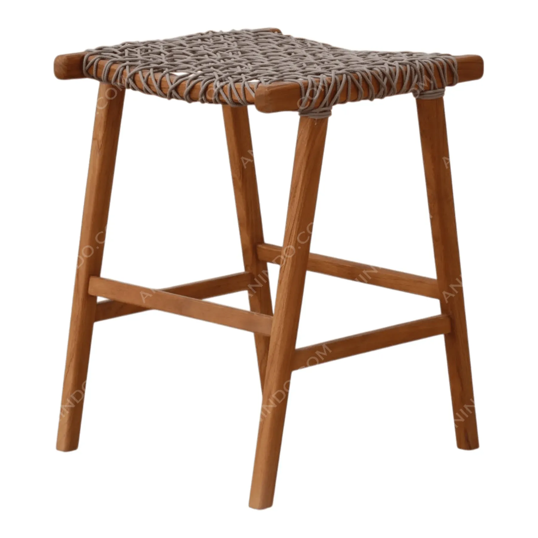 Rustic Weave Counter Stool - Image 7