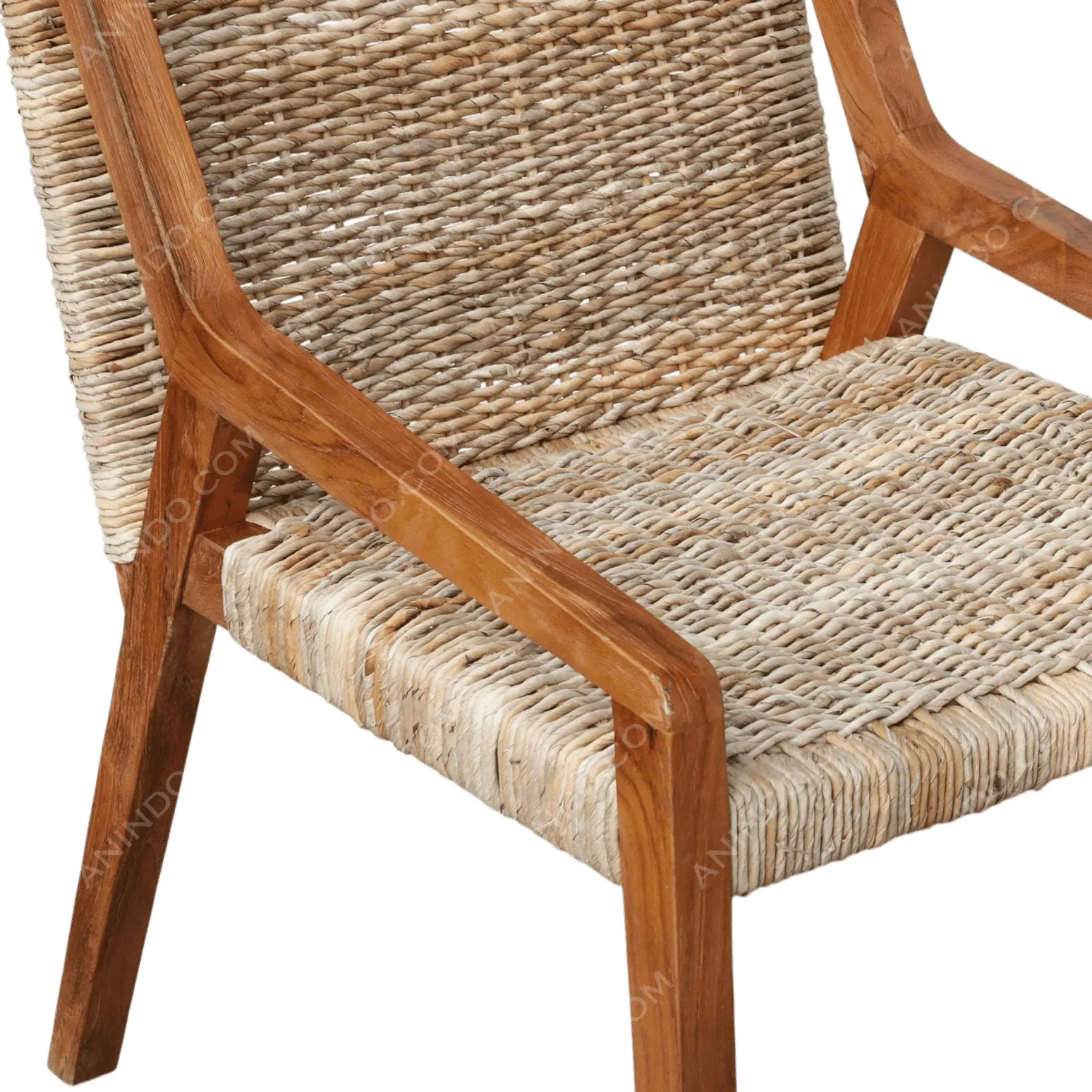 Rustic Weave Armchair - Image 7