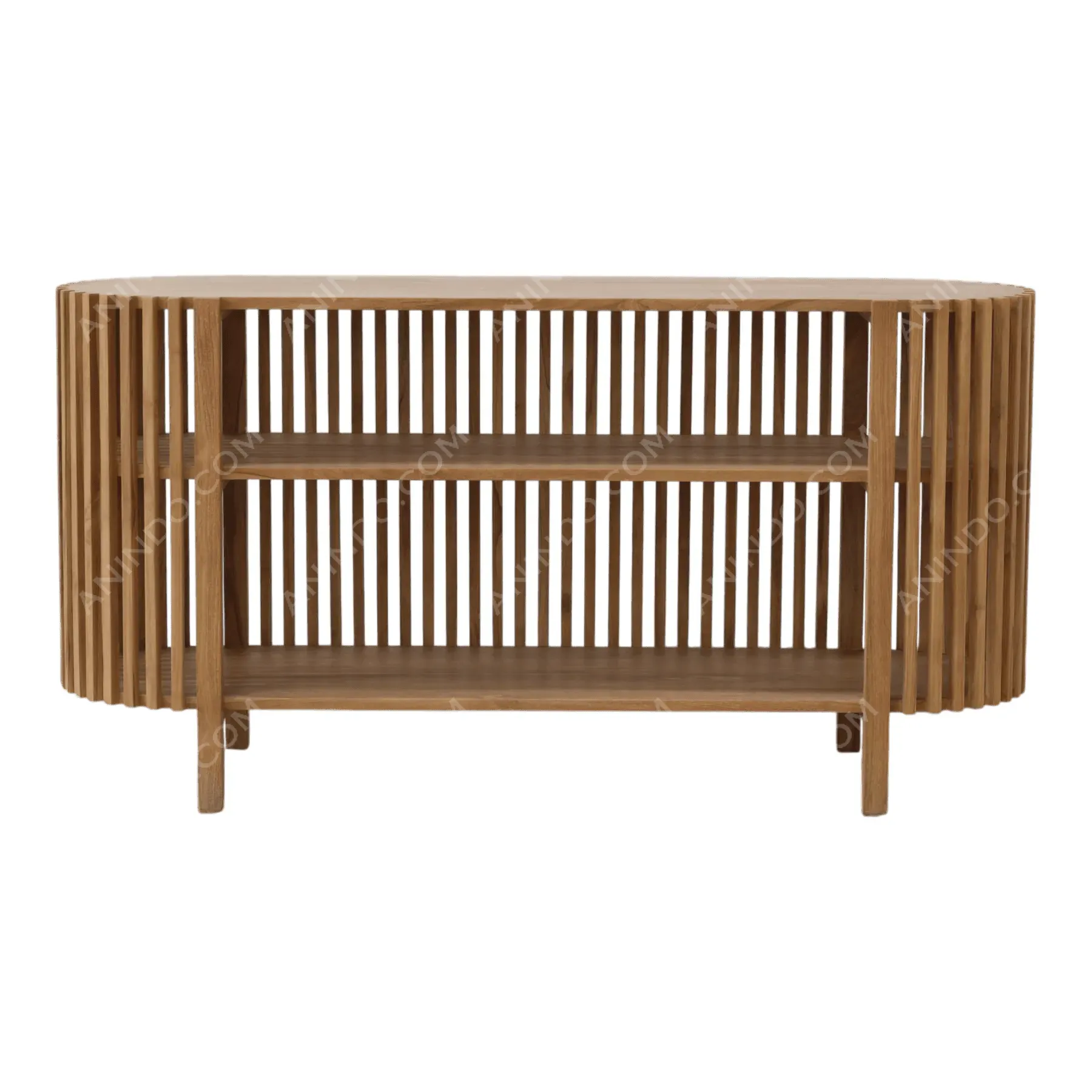 Slatted Barrel Sideboard
