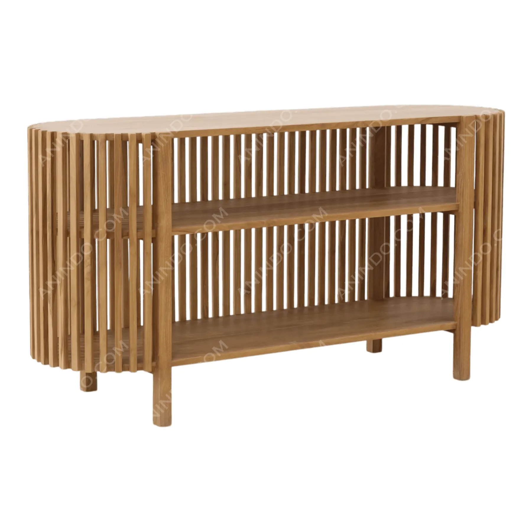 Slatted Barrel Sideboard - Image 2