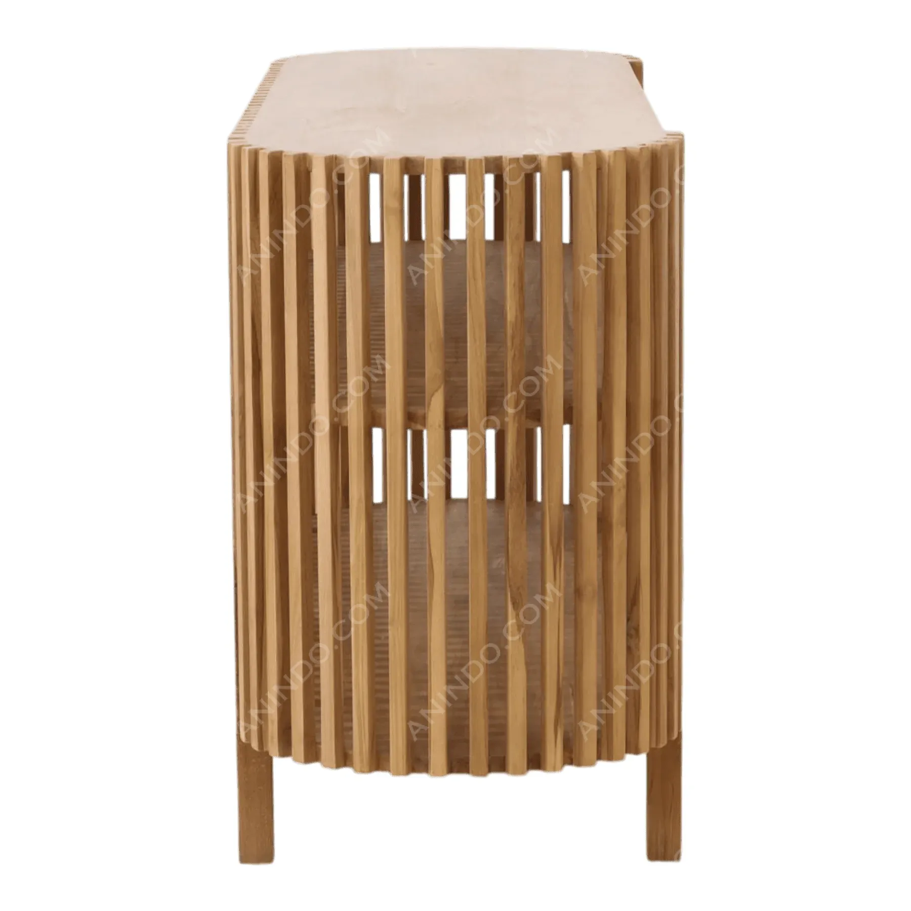 Slatted Barrel Sideboard - Image 5