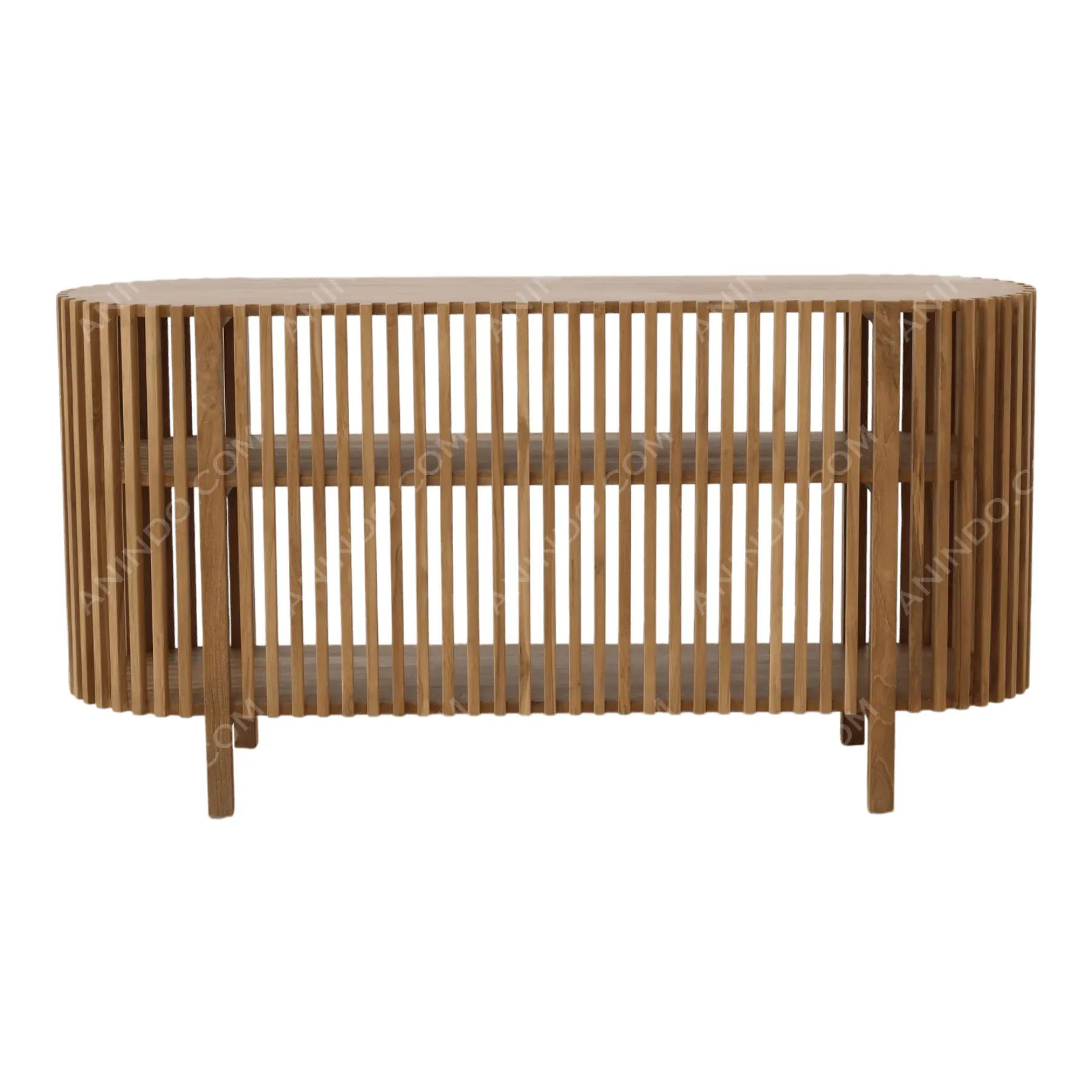 Slatted Barrel Sideboard - Image 7
