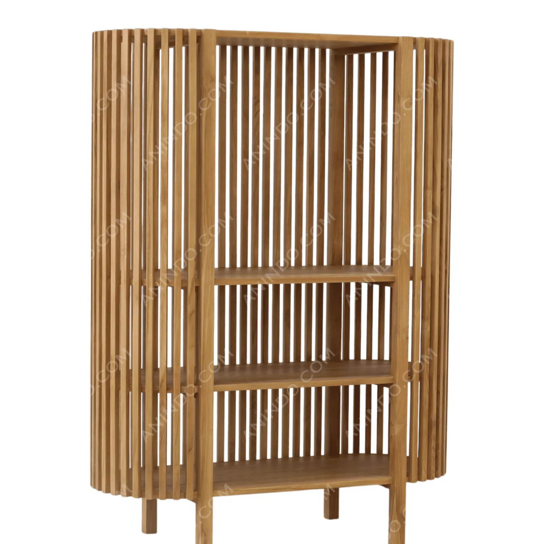 Fluted Grand Display Cabinet - Image 2