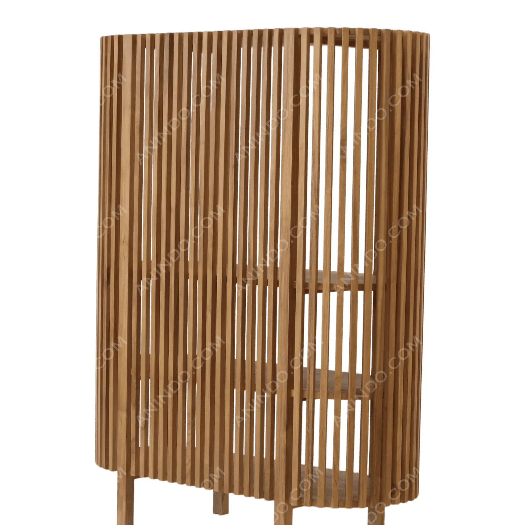 Fluted Grand Display Cabinet - Image 6