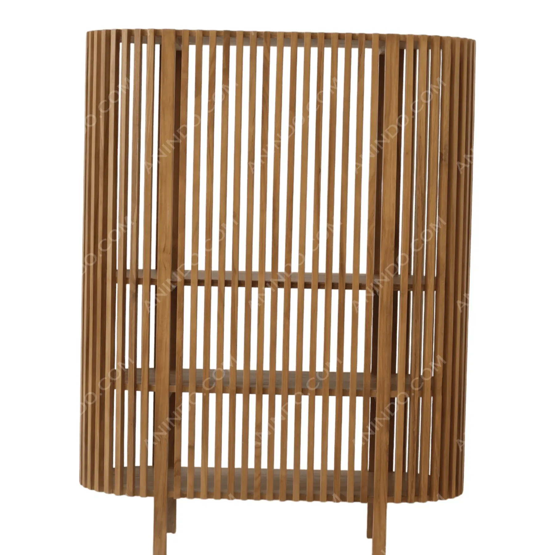 Fluted Grand Display Cabinet - Image 7