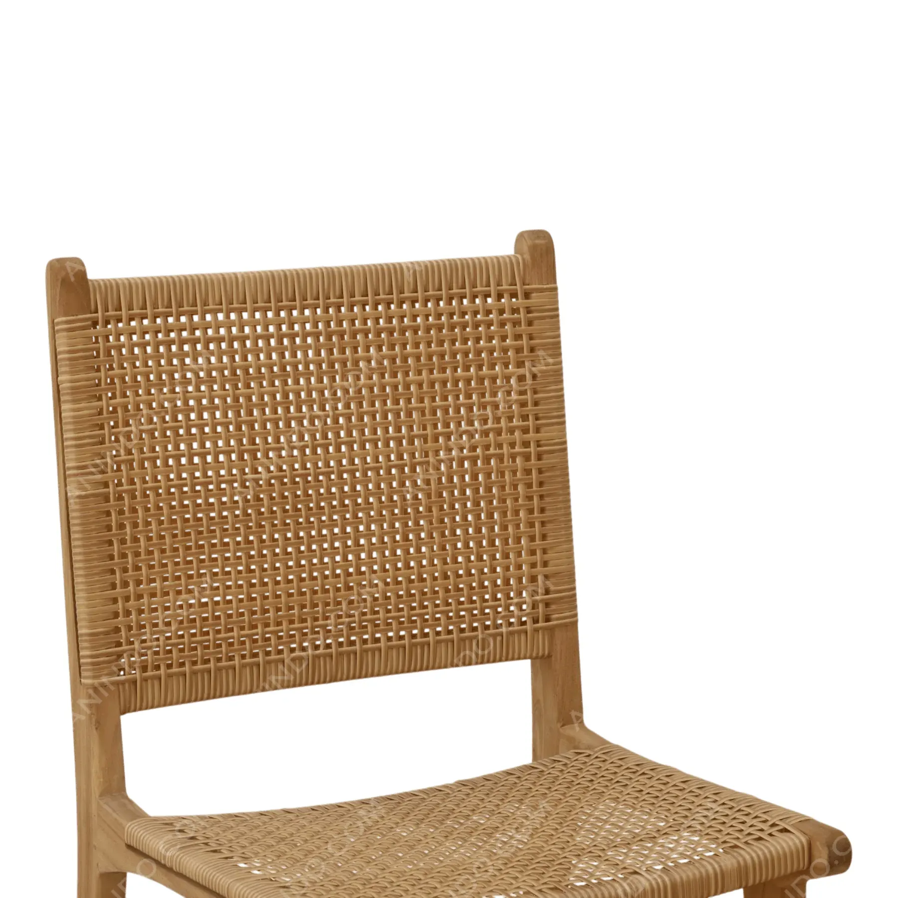 Rattan Weave Dining Chair - Image 3