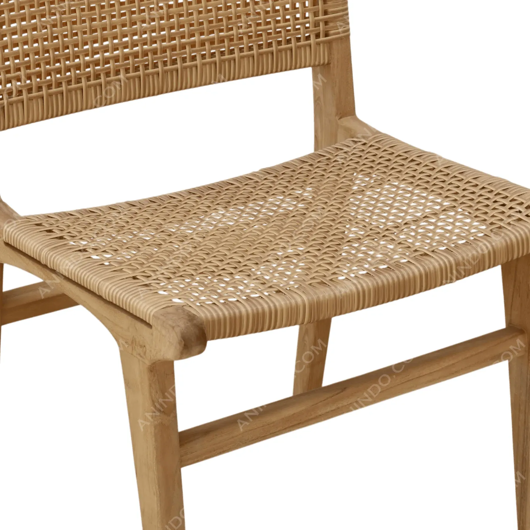 Rattan Weave Dining Chair - Image 4