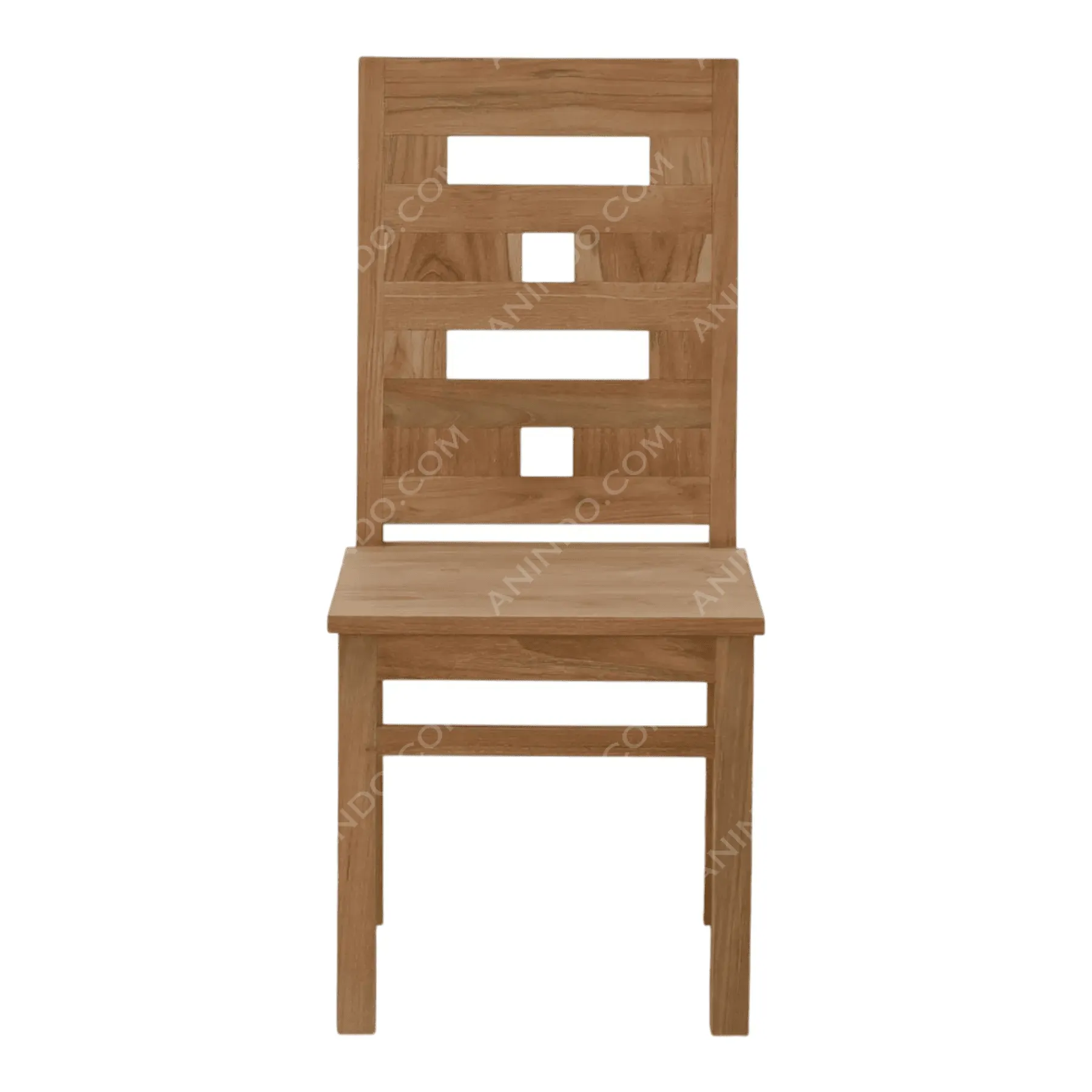 Structured Slotted Dining Chair