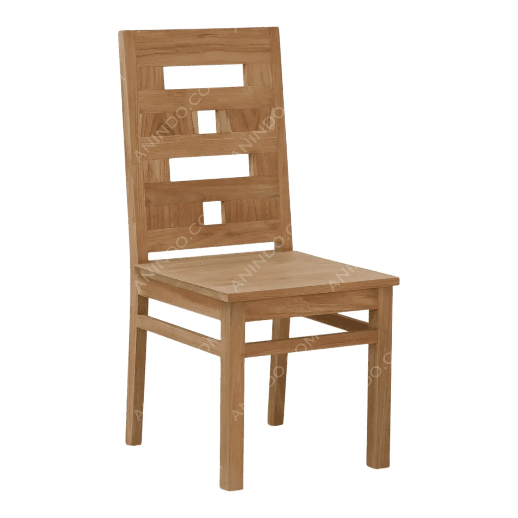 Structured Slotted Dining Chair - Image 2