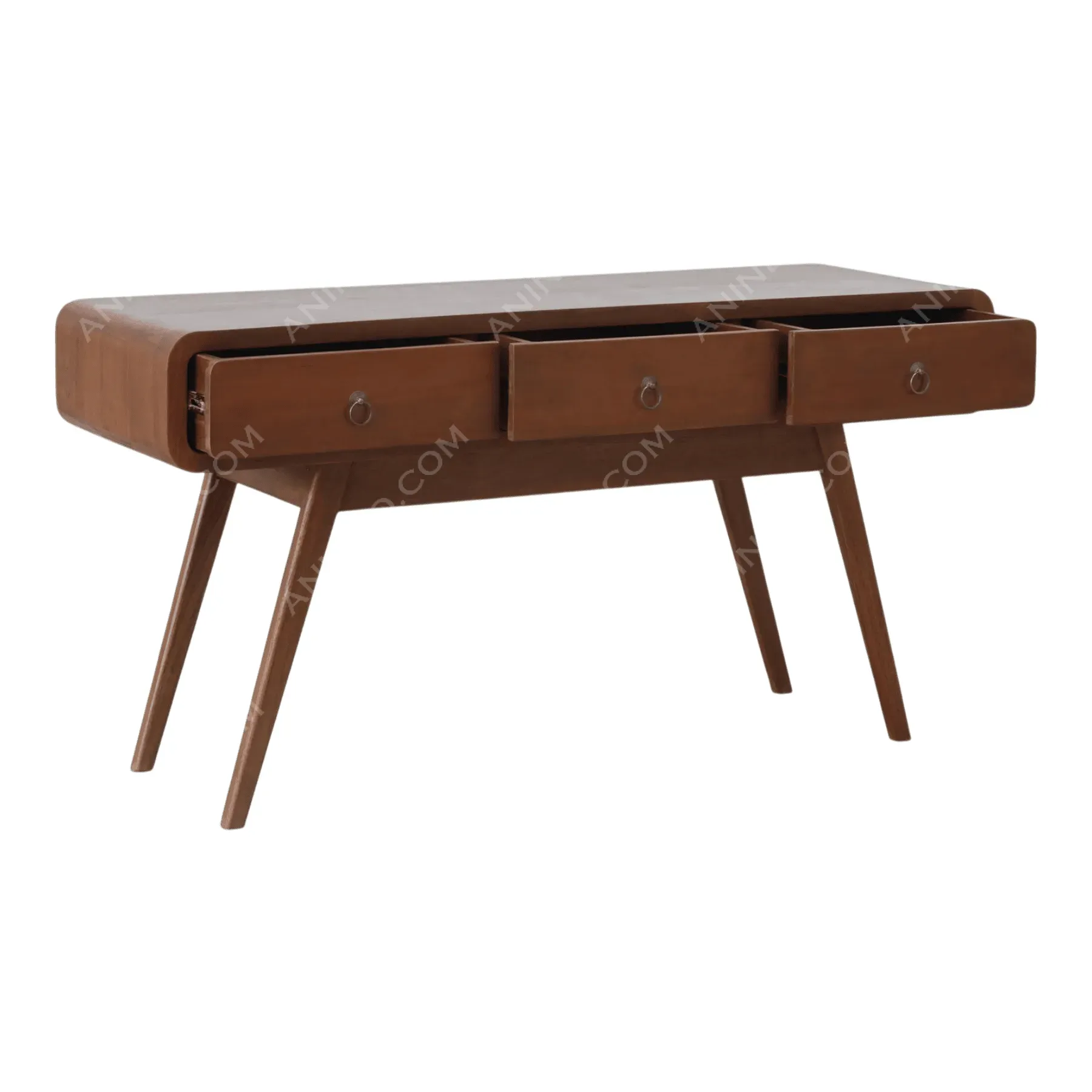 Curve Console: Mid-Century Three-Drawer - Image 2