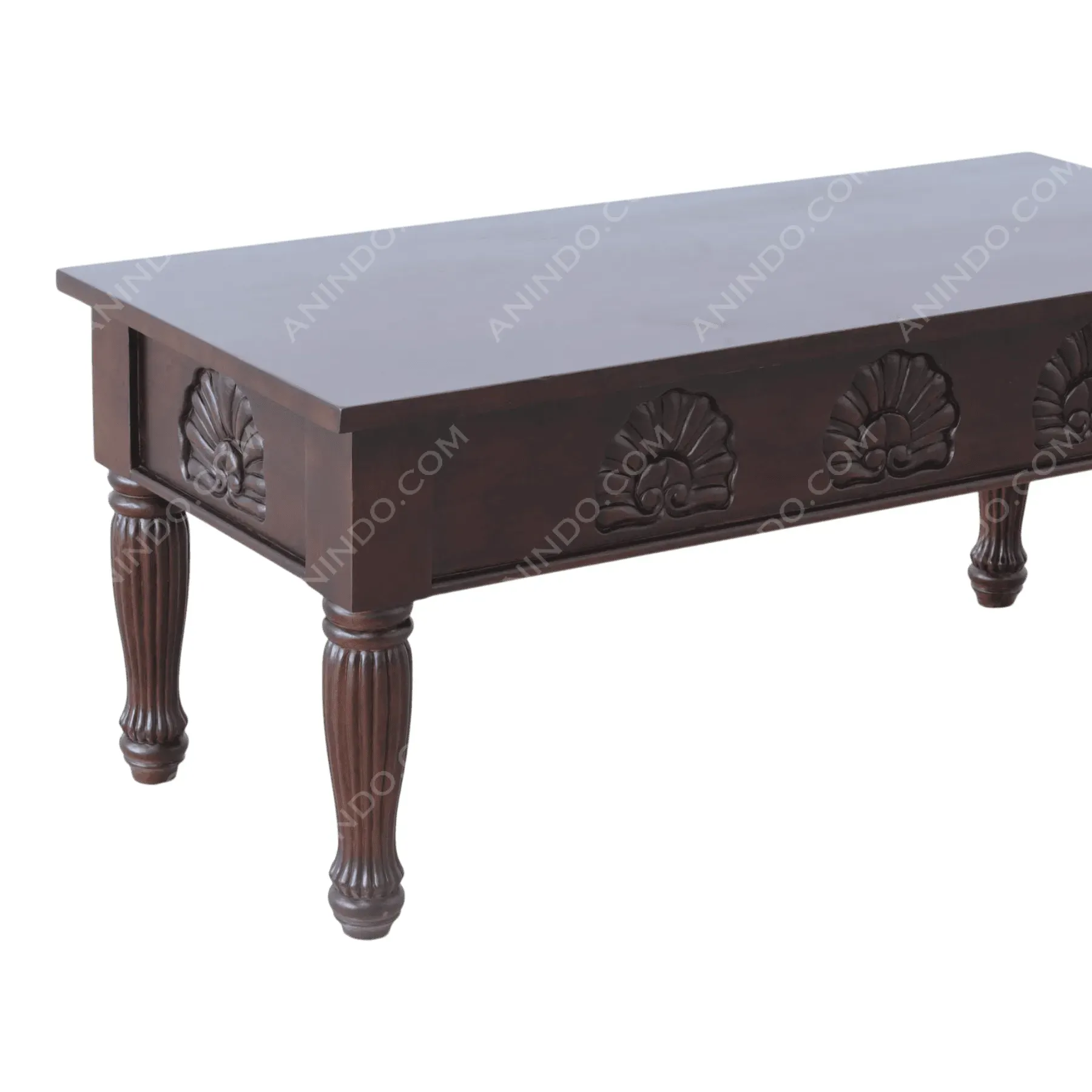 Shell Motif Coffee Bench - Image 3