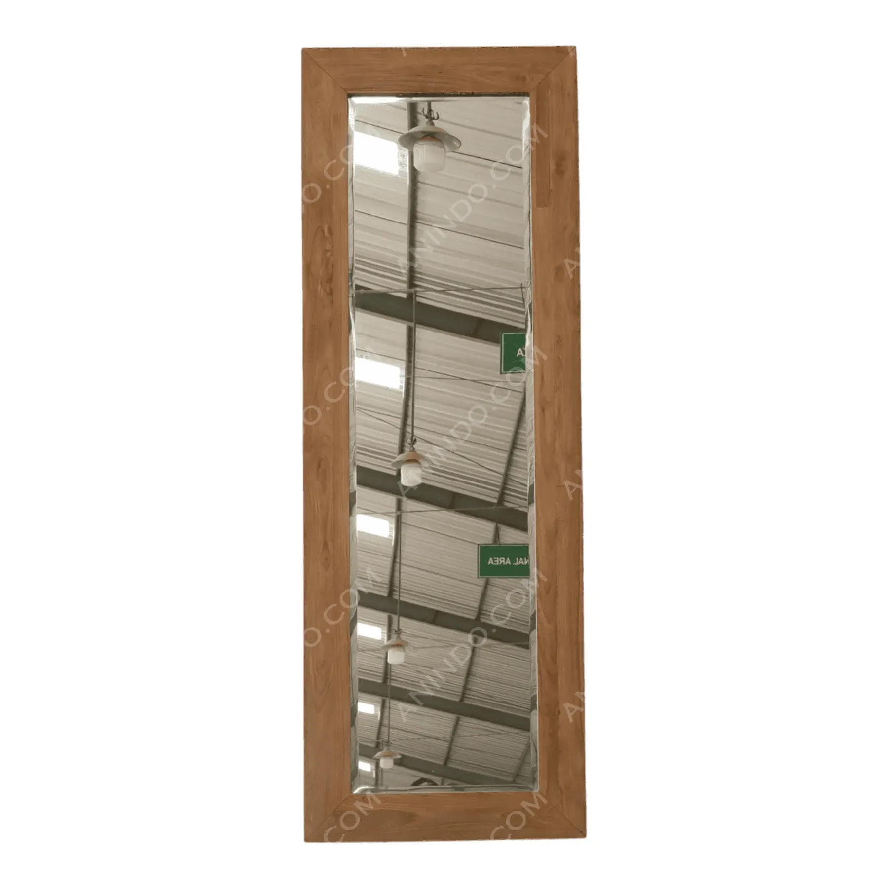 Natural Edge Floor Mirror