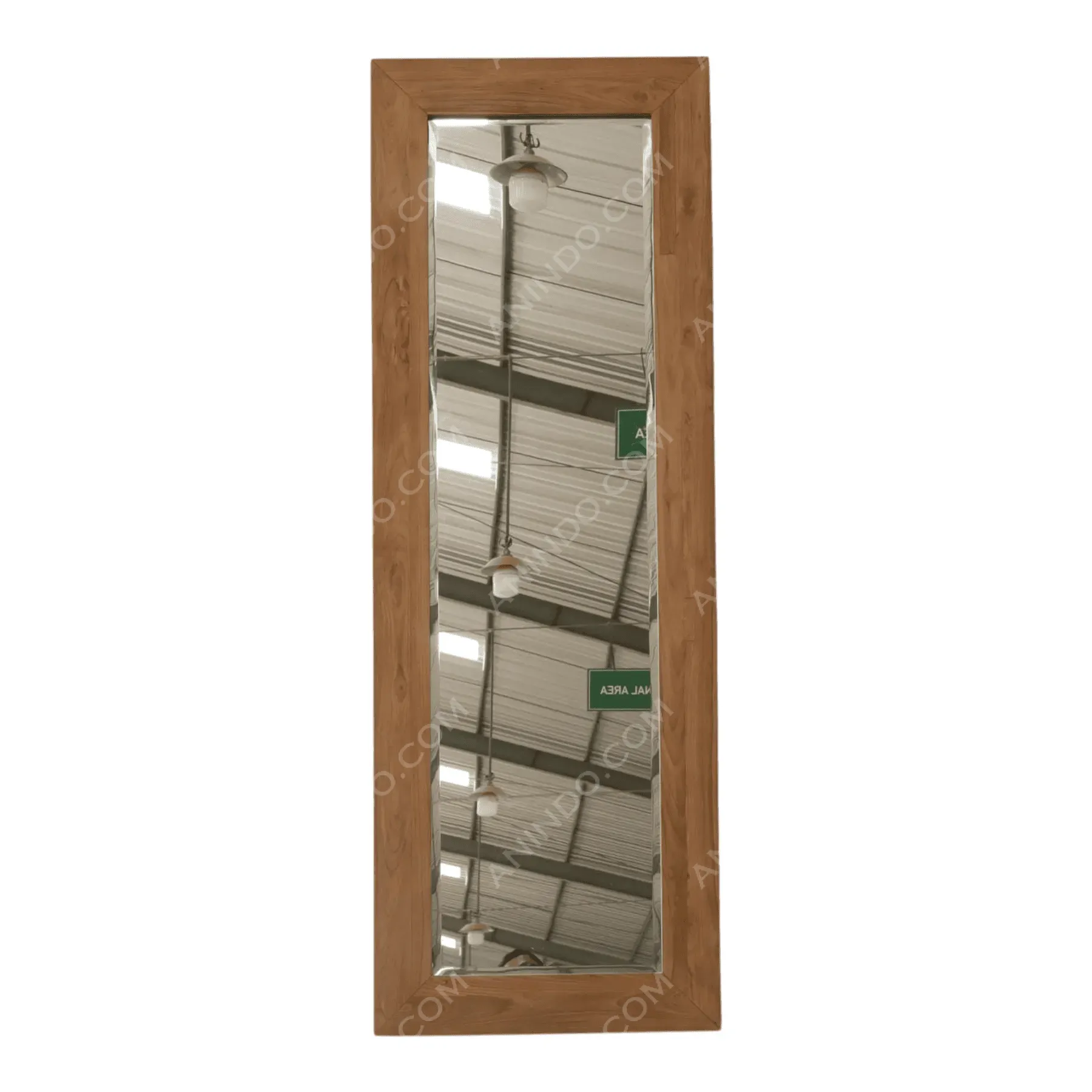 Natural Edge Floor Mirror - Image 2