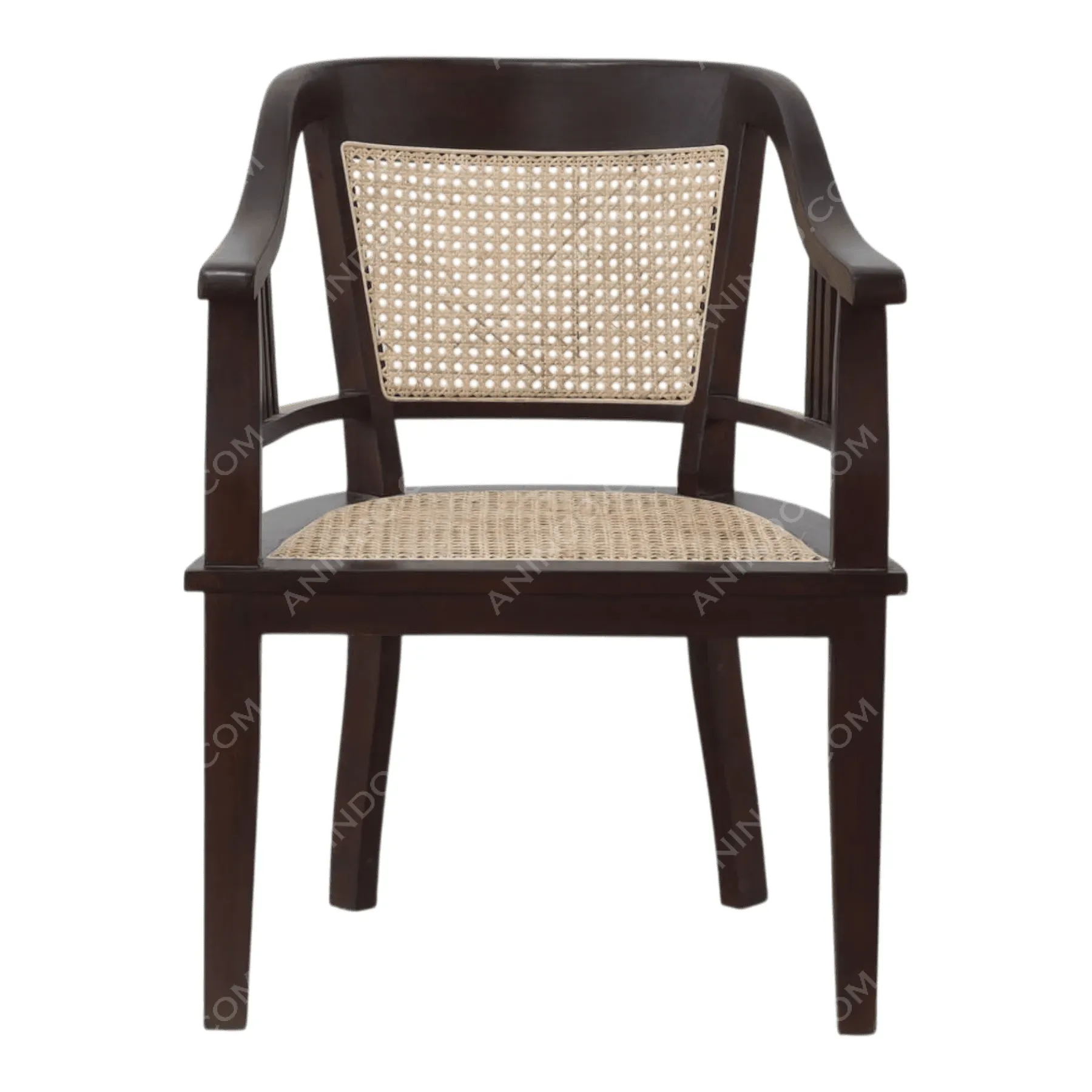 Dark Cane Armchair