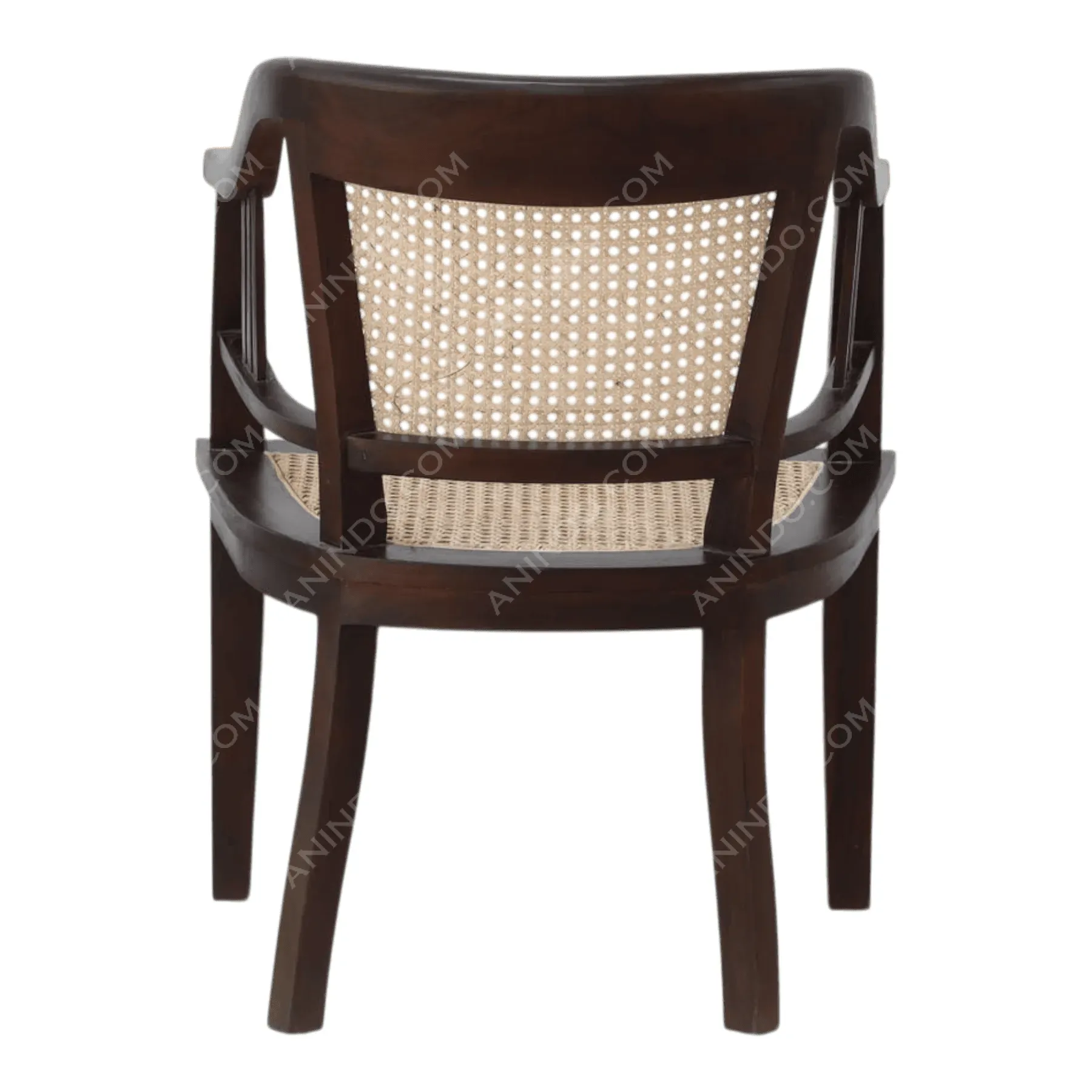 Dark Cane Armchair - Image 6