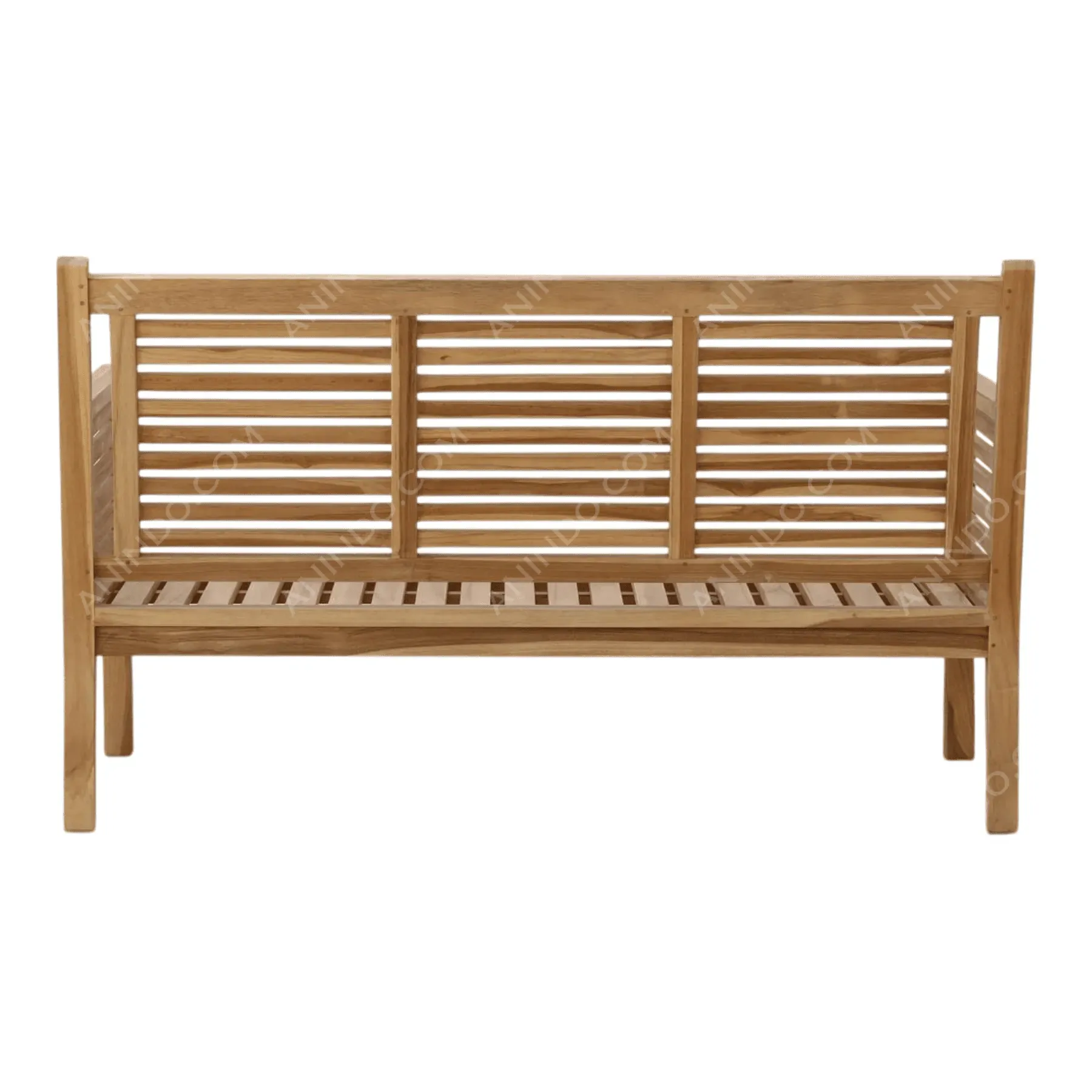 Horizontal Louver Garden Bench - Image 7