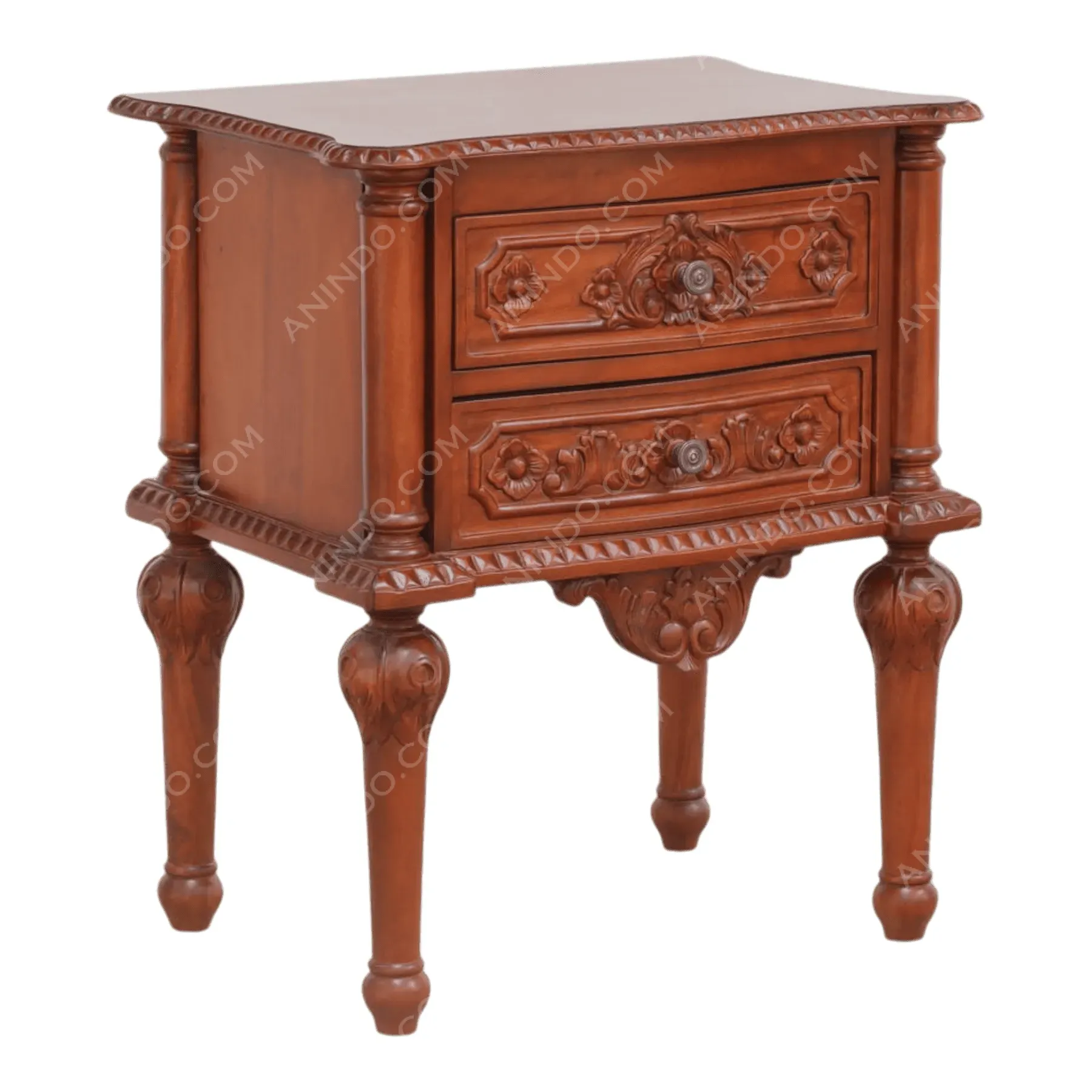 Ornate Heritage Nightstand - Image 2
