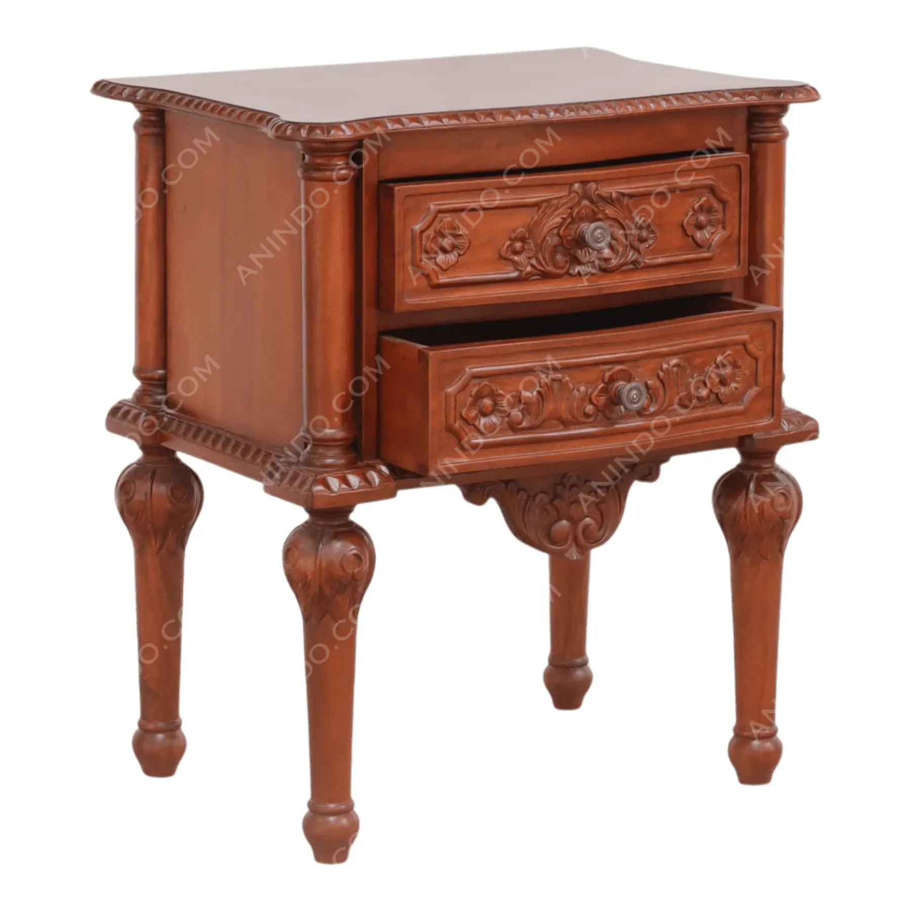 Ornate Heritage Nightstand - Image 3