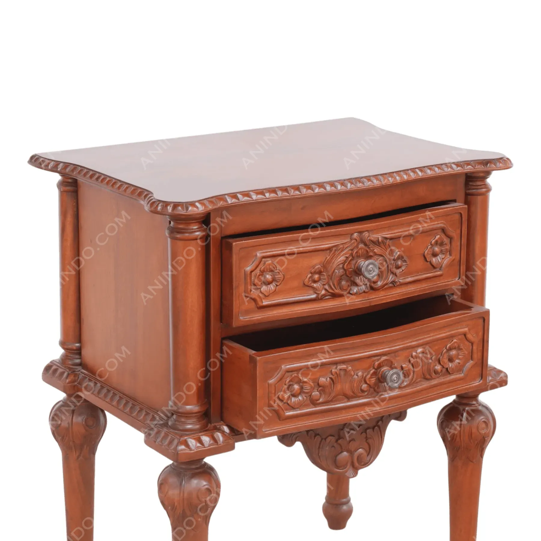 Ornate Heritage Nightstand - Image 4