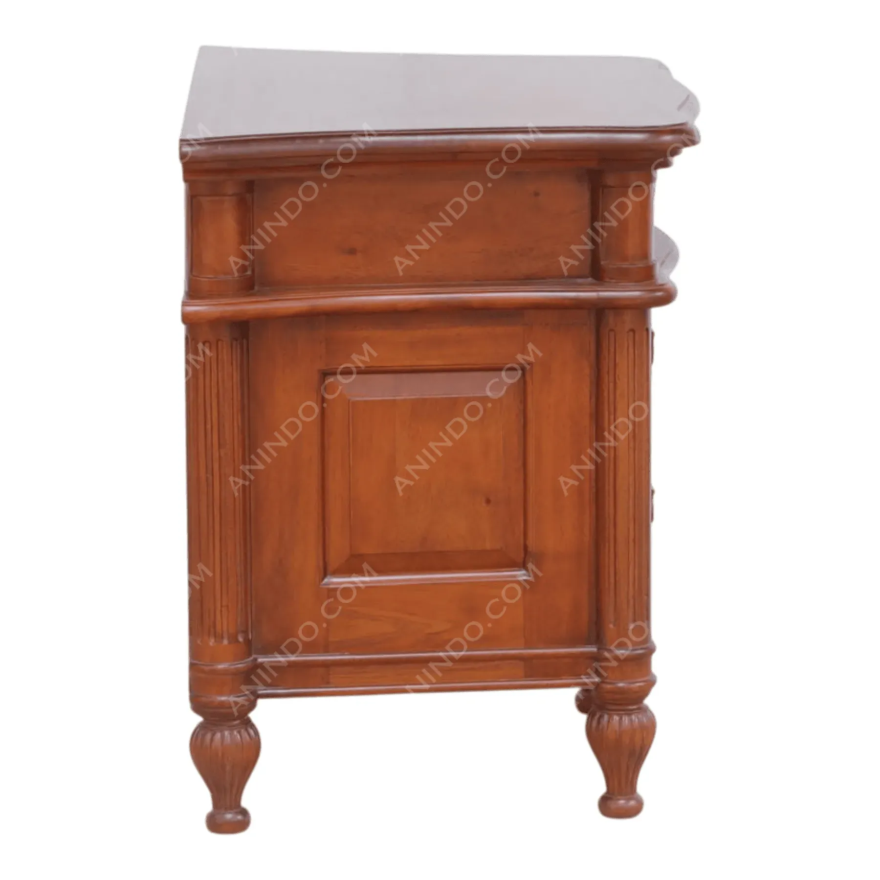 Fluted Column Nightstand - Image 4