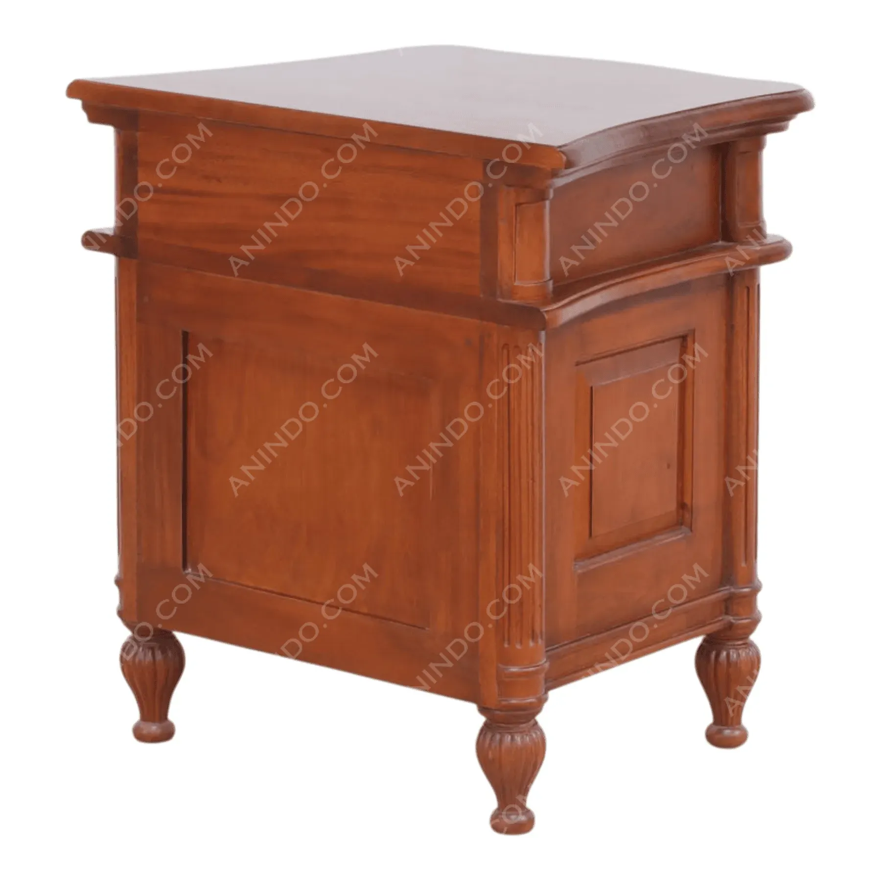 Fluted Column Nightstand - Image 5