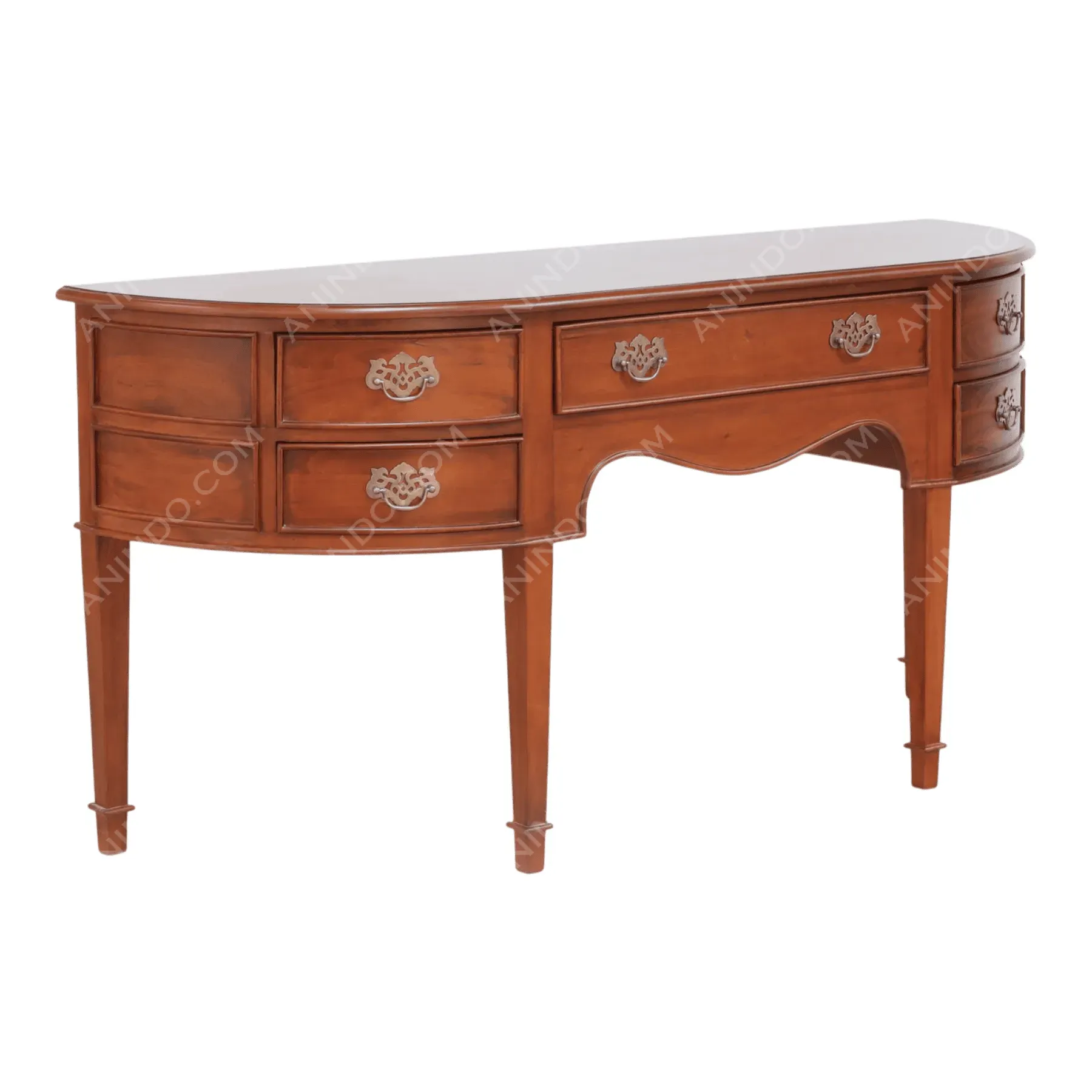 Demi-Lune Six-Drawer Console - Image 2