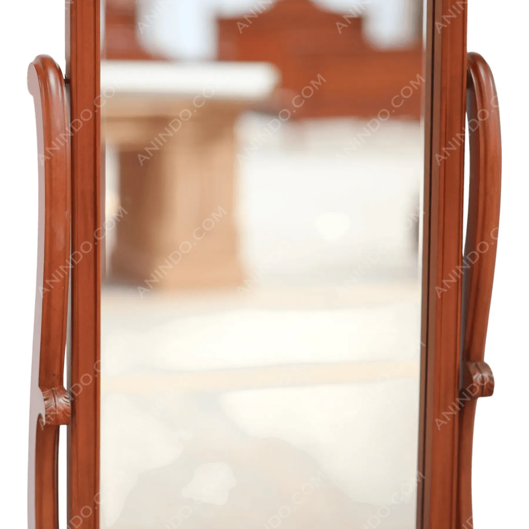 Oval Cheval Dressing Mirror - Image 4